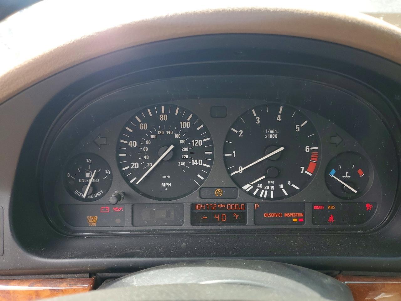 2000 Bmw 528 I Automatic Green vin: WBADM6345YGU18707