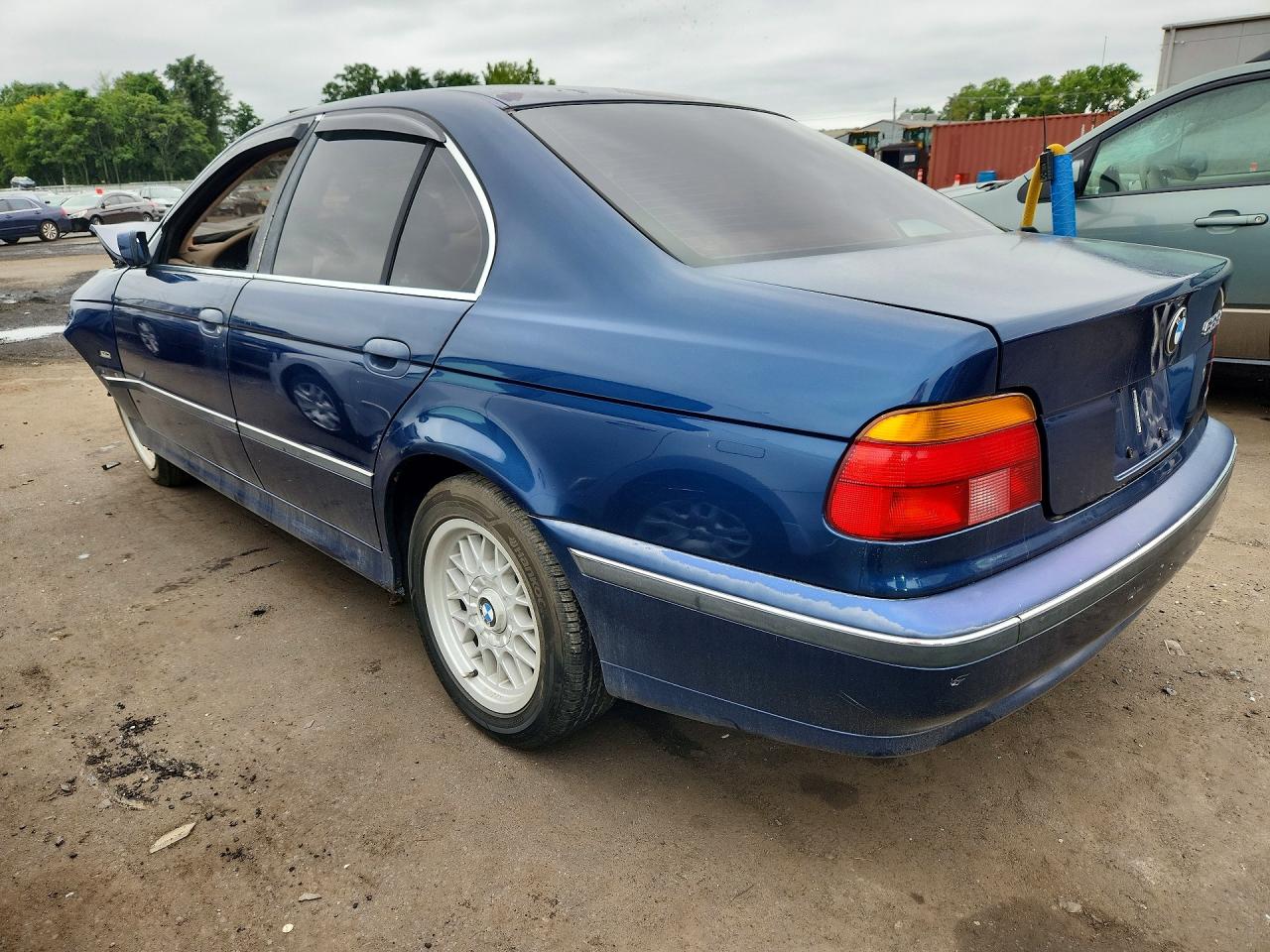 2000 Bmw 528 I Automatic Синий vin: WBADM6346YGU07523