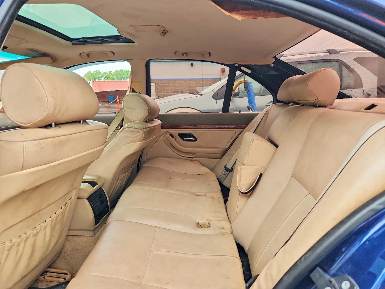 2000 Bmw 528 I Automatic Синий vin: WBADM6346YGU07523