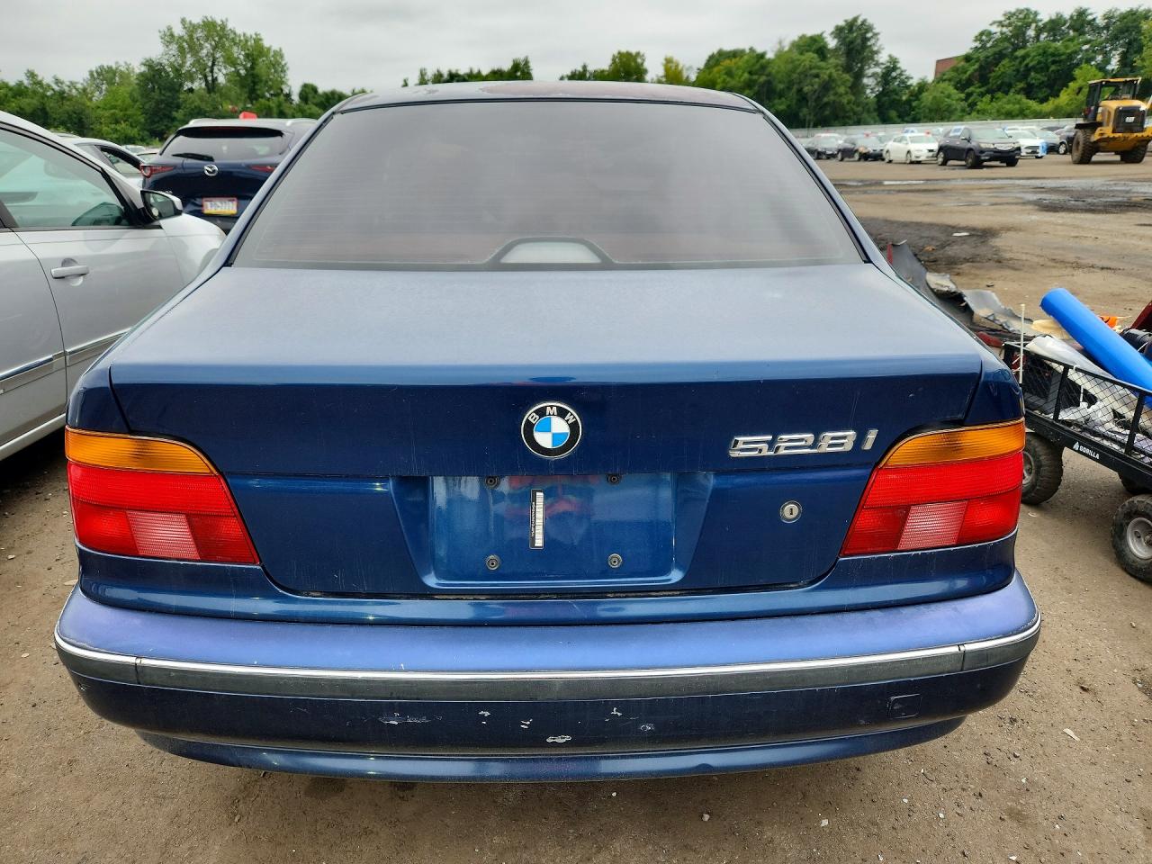 2000 Bmw 528 I Automatic Синий vin: WBADM6346YGU07523
