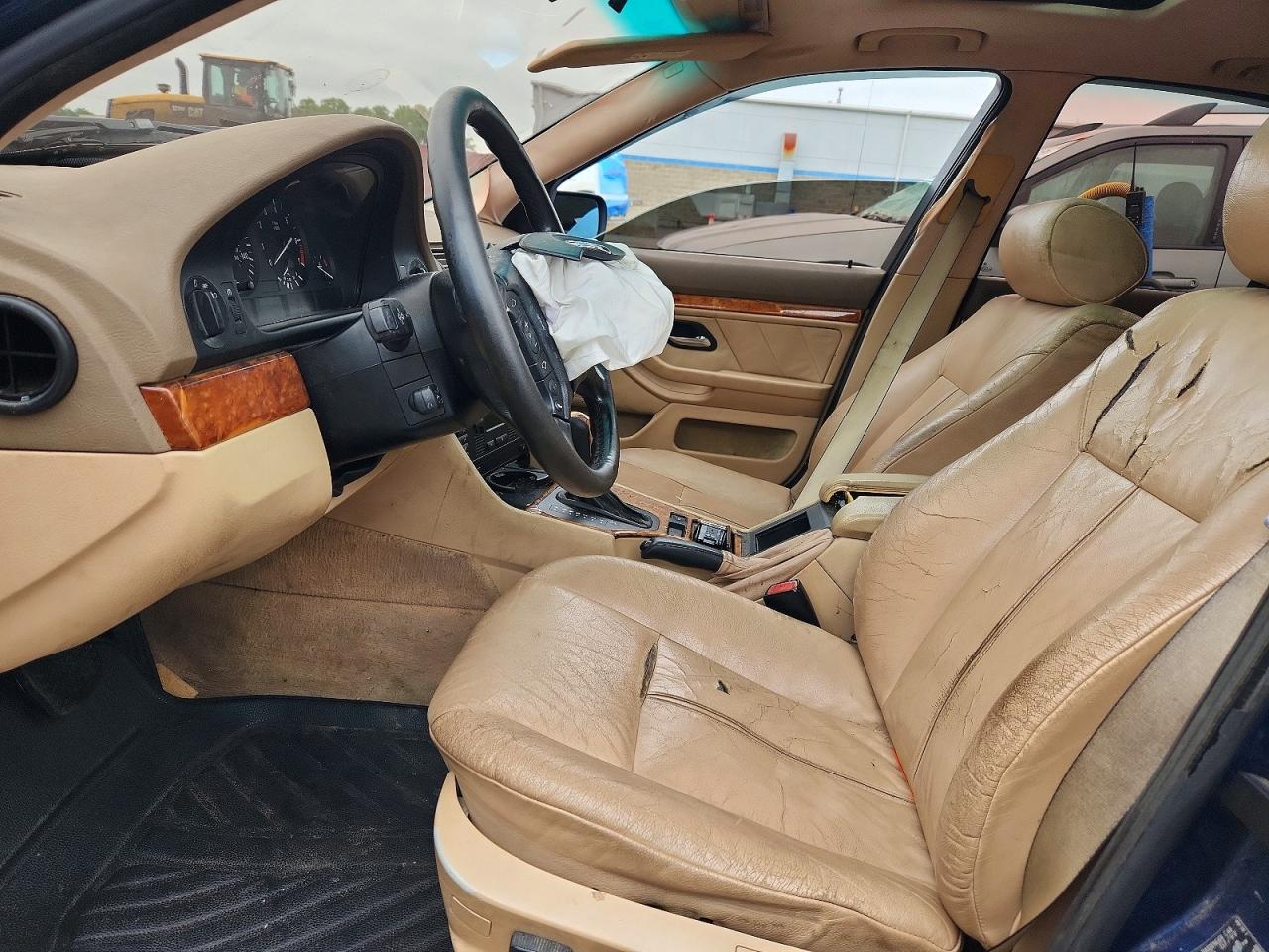 2000 Bmw 528 I Automatic Синий vin: WBADM6346YGU07523