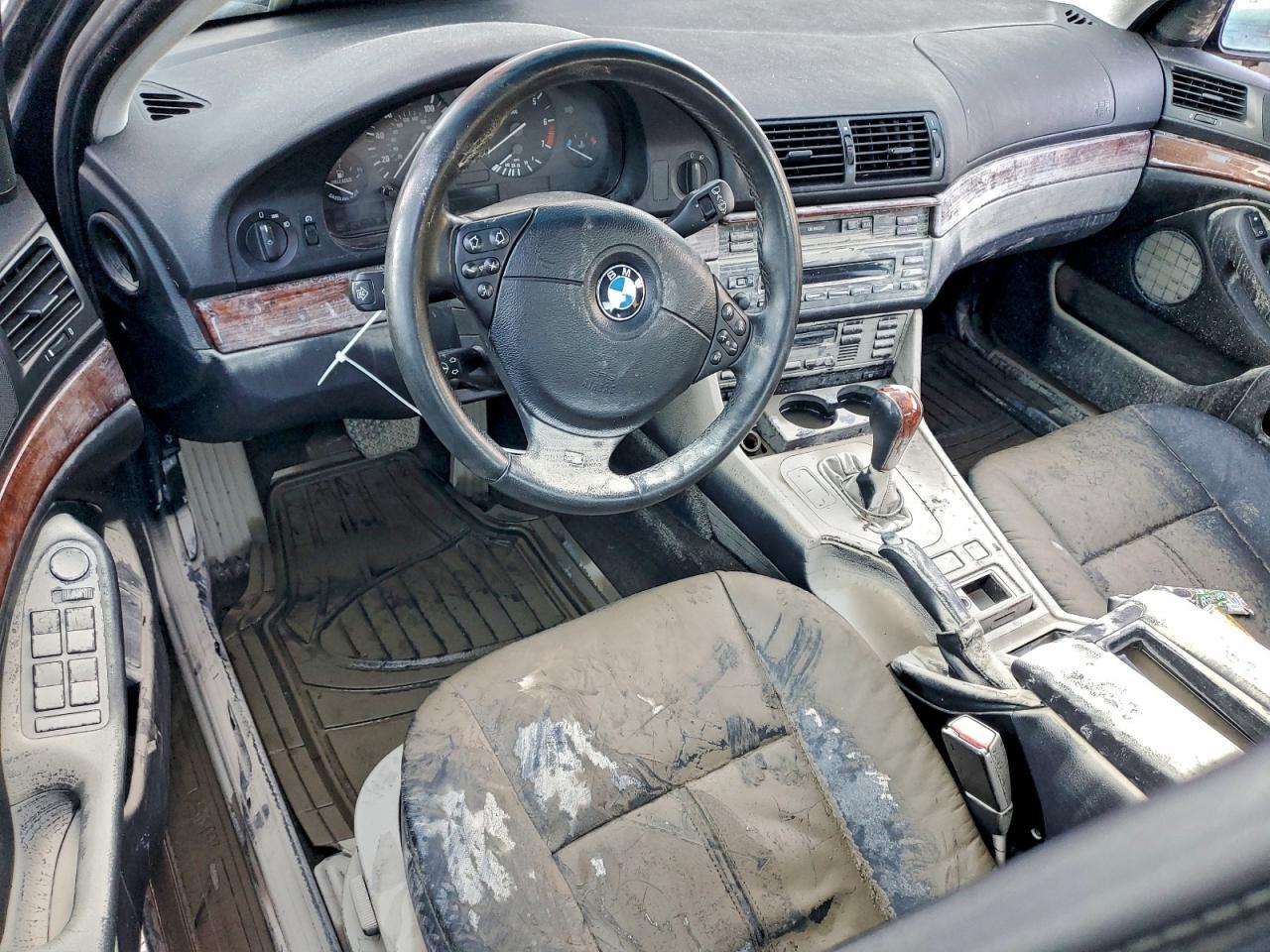 2000 Bmw 528 I Automatic Gray vin: WBADM6346YGV03443
