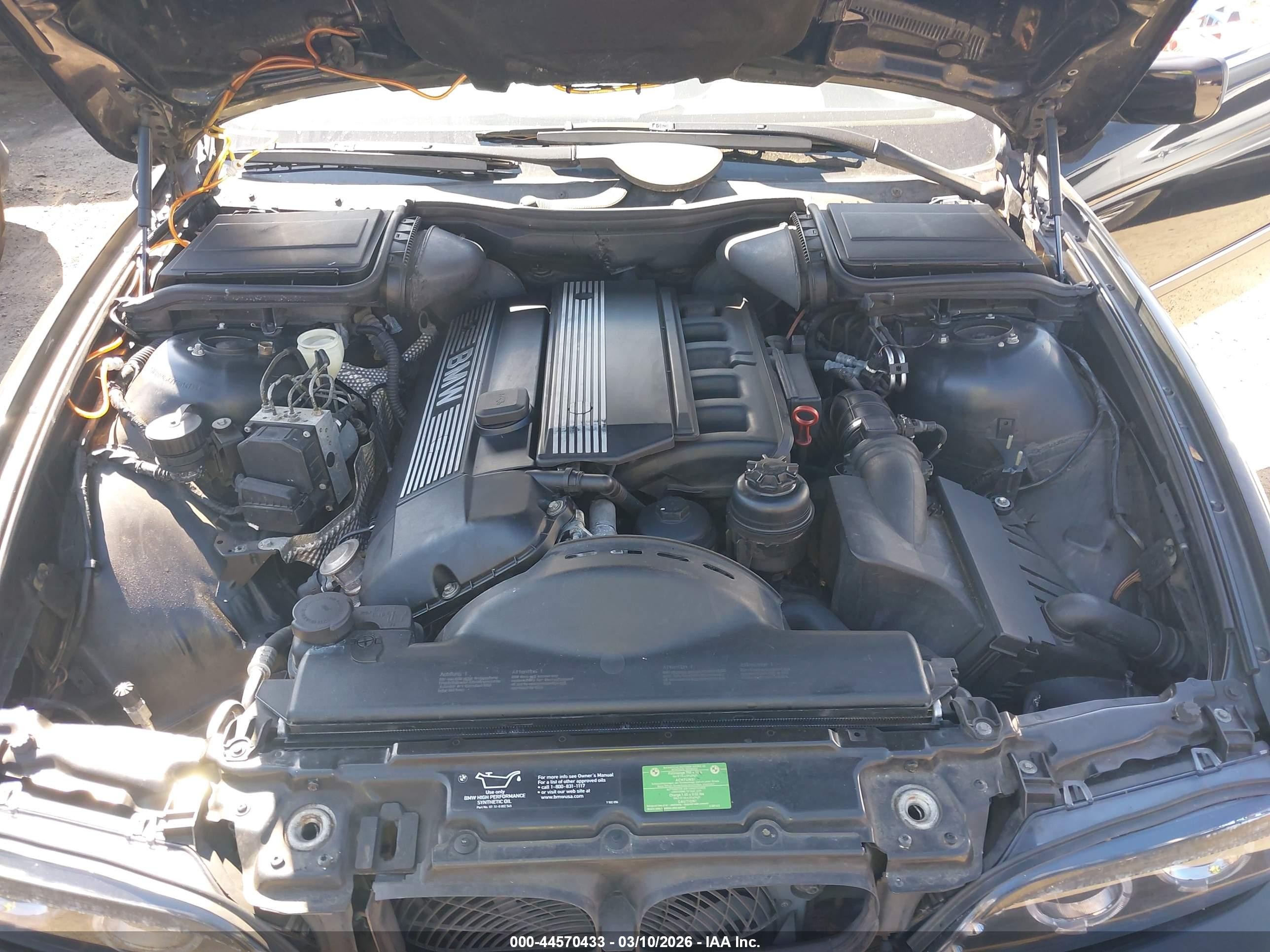 2000 Bmw 528ia   Black vin: WBADM6347YGU14786