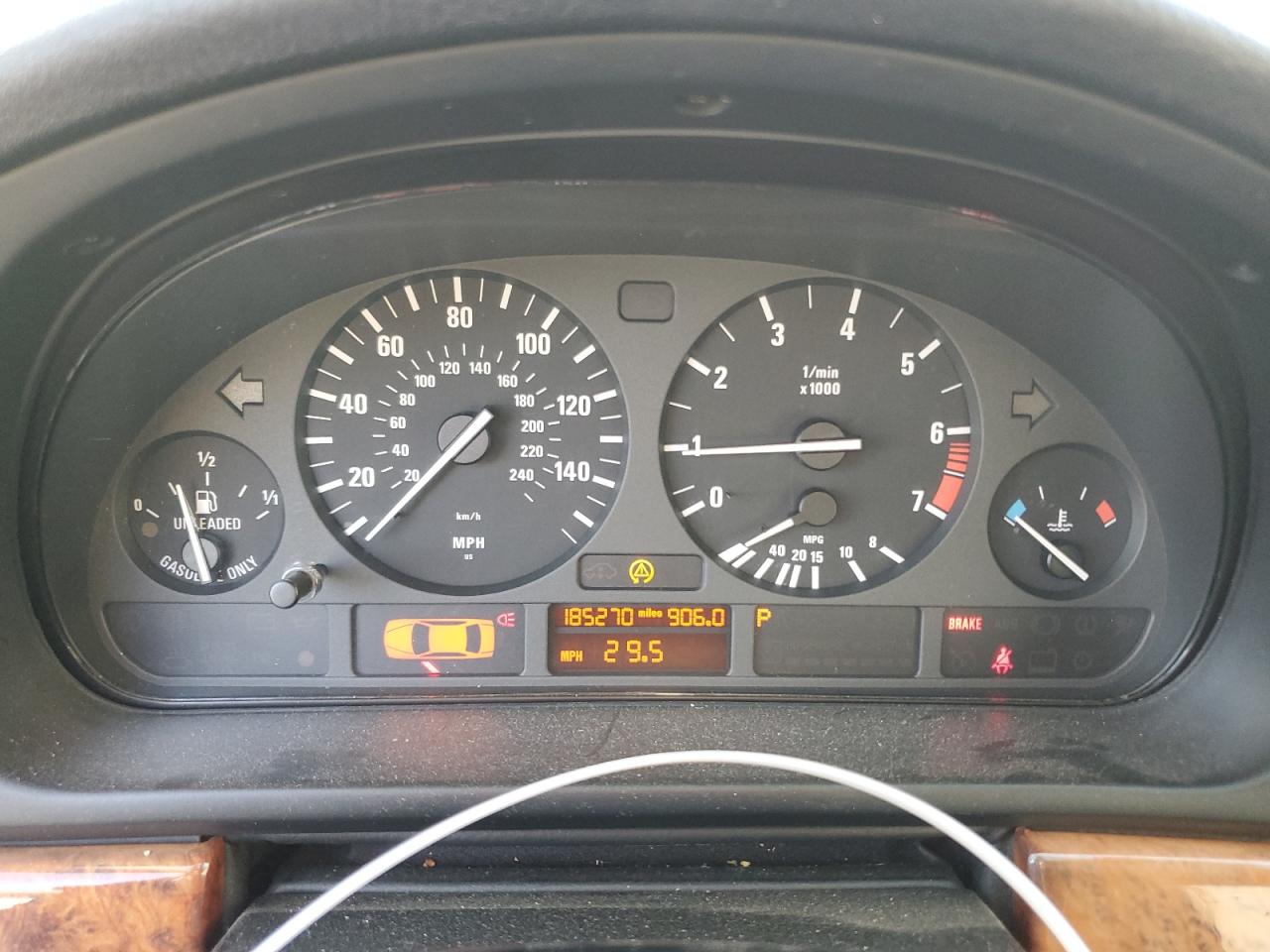 2000 Bmw 528 I Automatic Silver vin: WBADM6347YGU29899