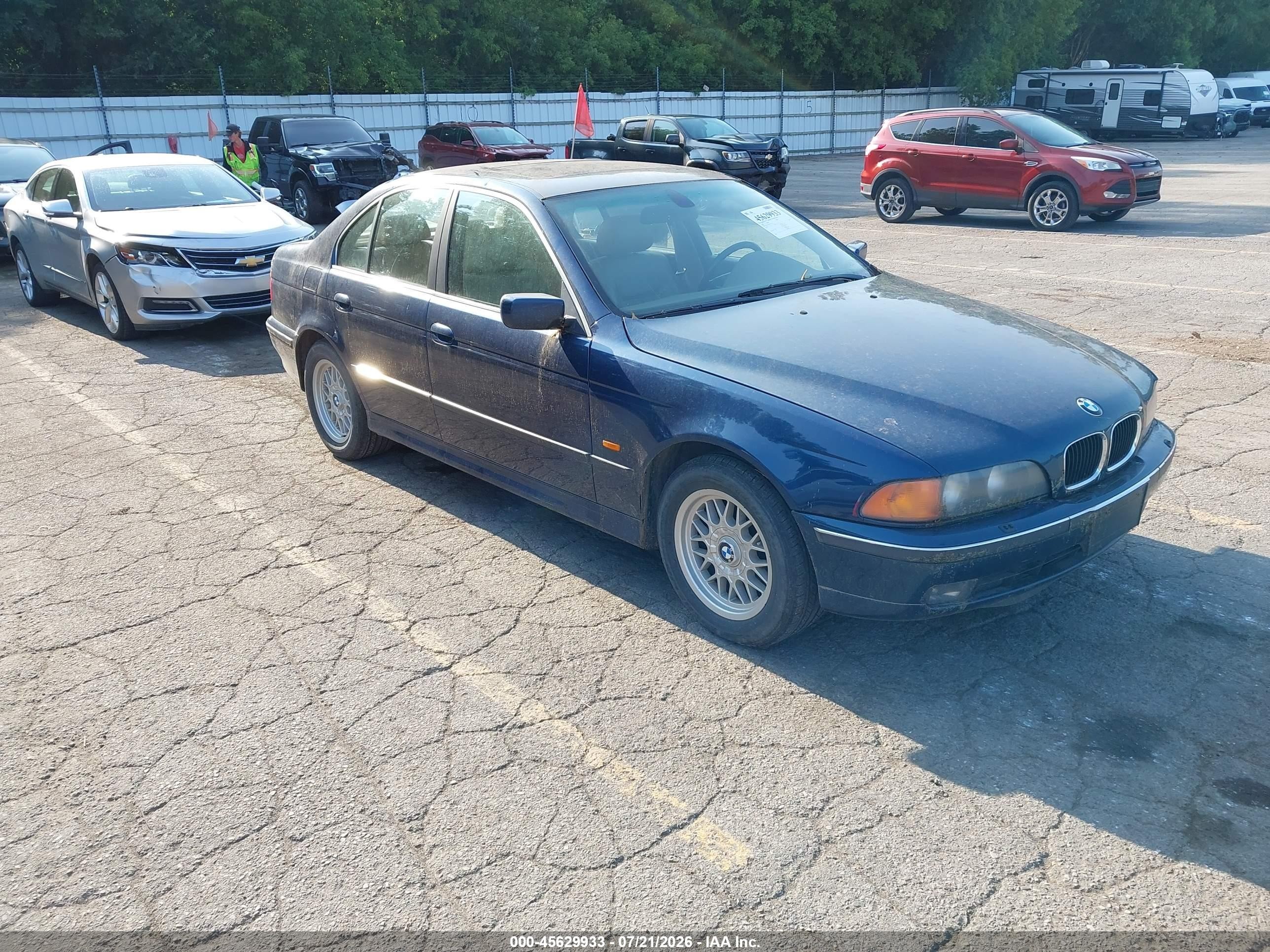2000 Bmw 528ia   Синий vin: WBADM6348YGU21522