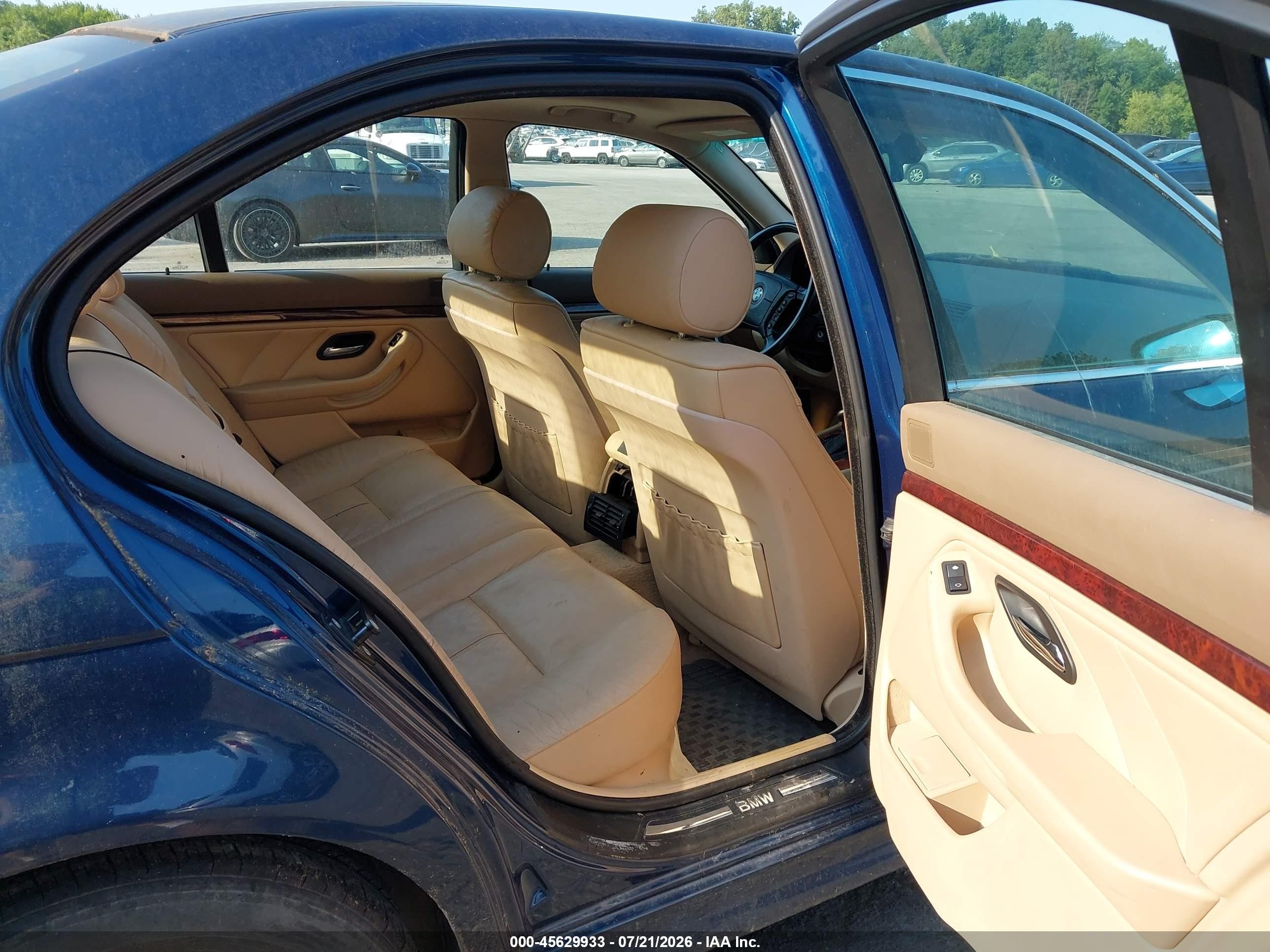 2000 Bmw 528ia   Синий vin: WBADM6348YGU21522