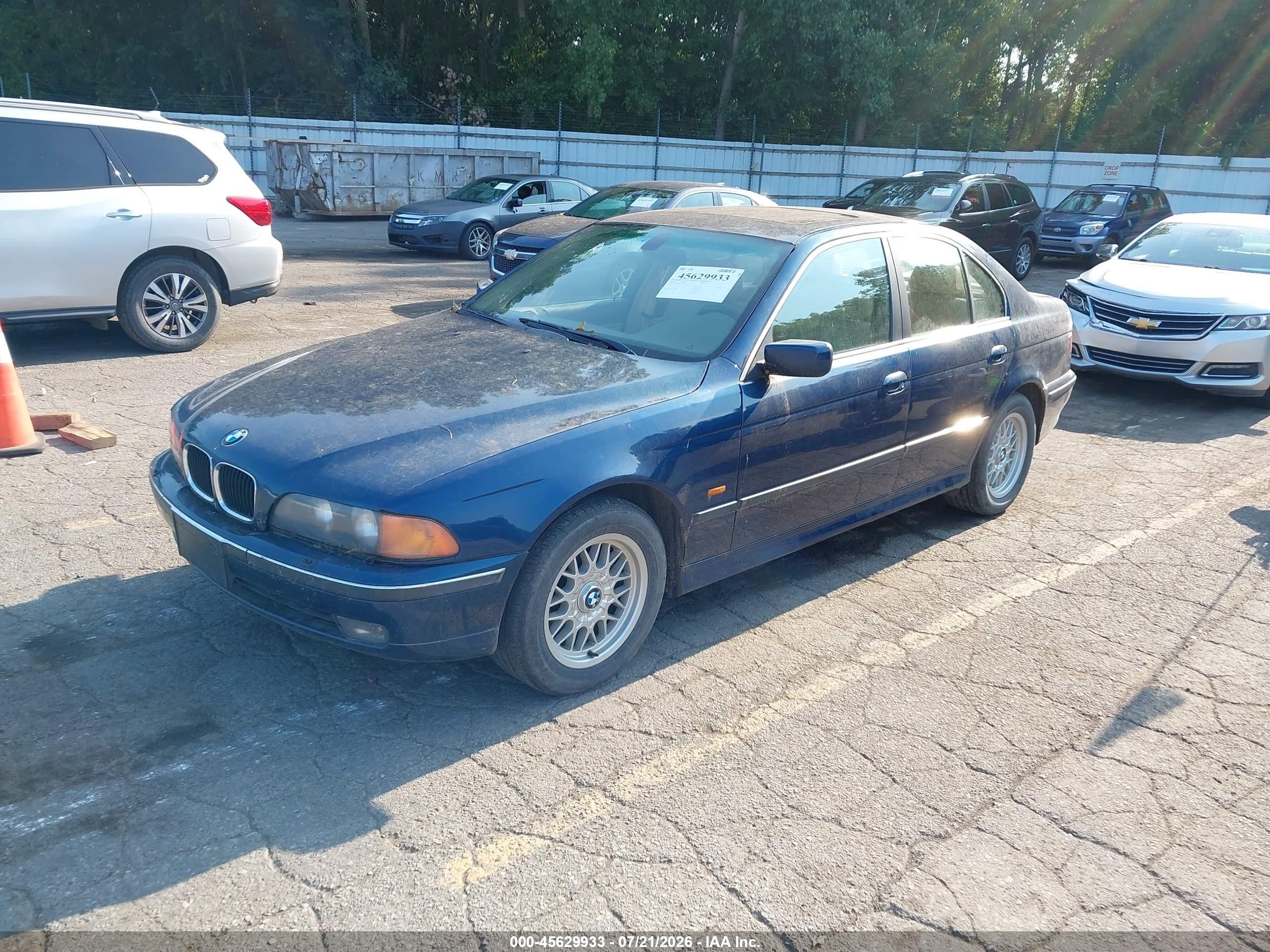 2000 Bmw 528ia   Синий vin: WBADM6348YGU21522