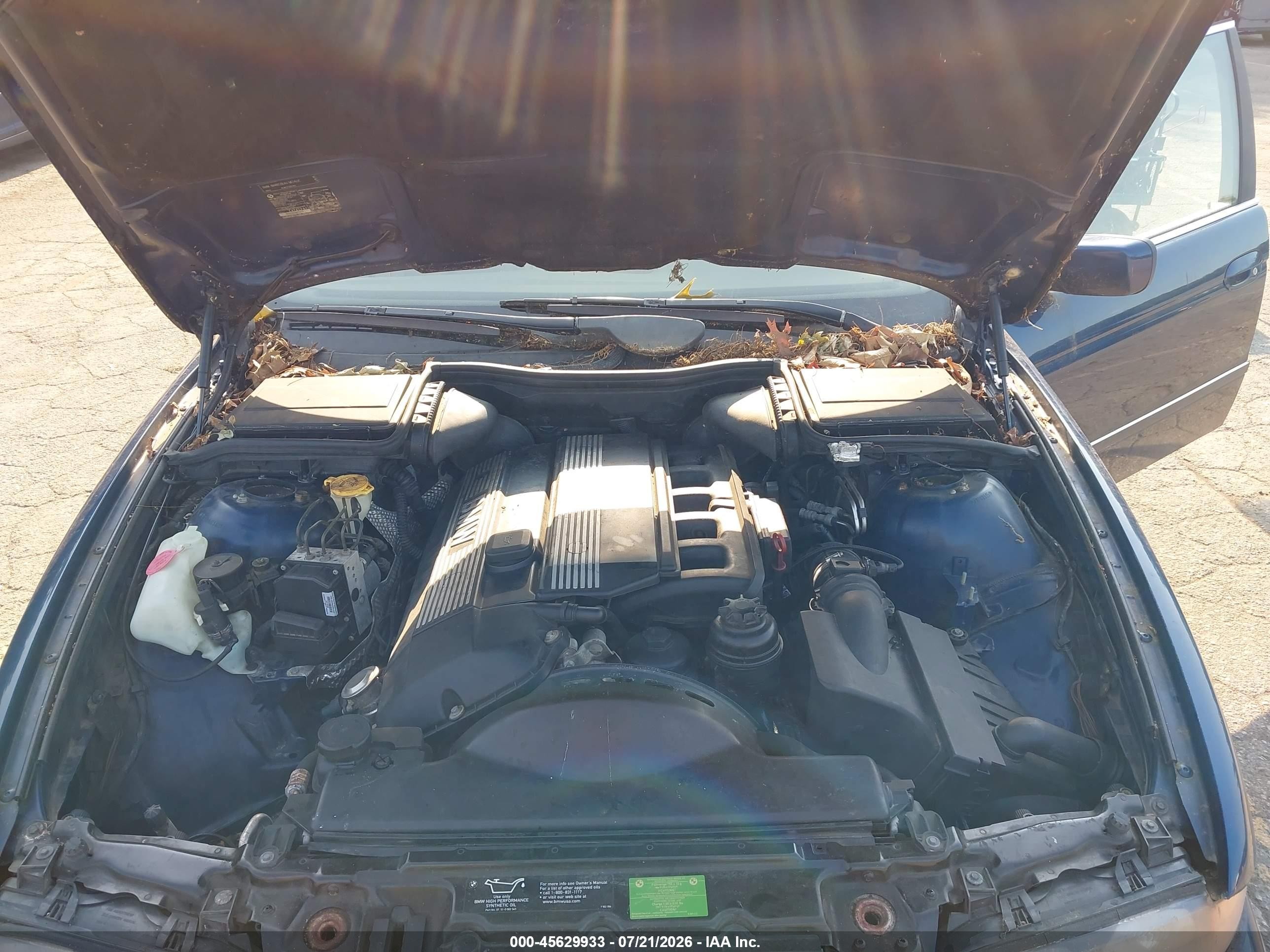 2000 Bmw 528ia   Синий vin: WBADM6348YGU21522