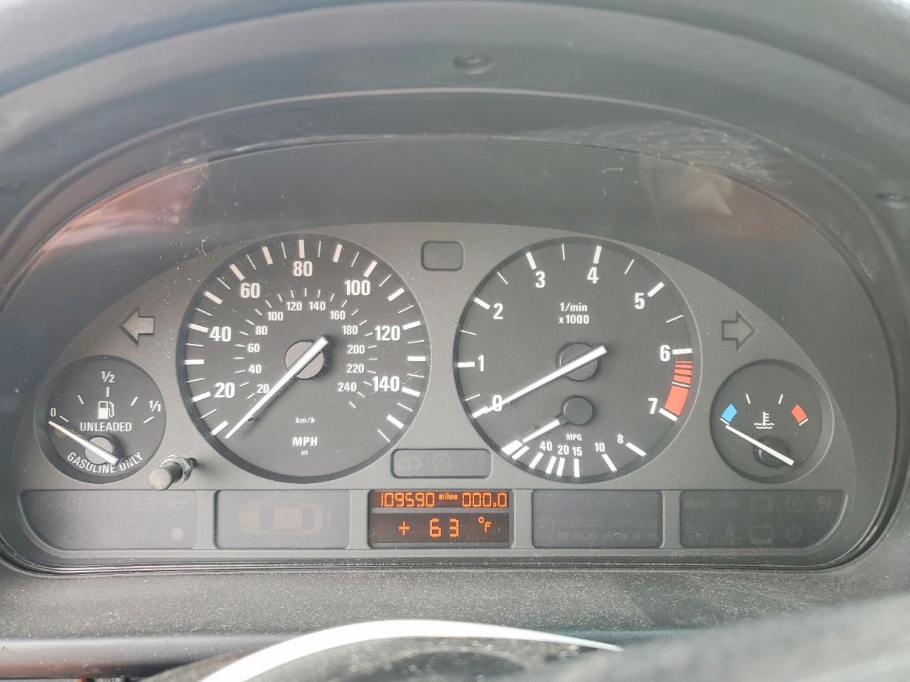 2000 Bmw 528 I Automatic Blue vin: WBADM6348YGU27417