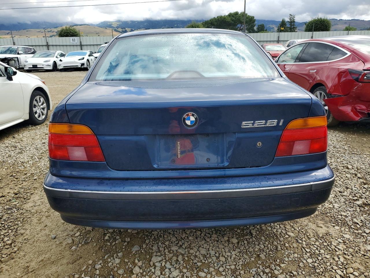 2000 Bmw 528 I Automatic Blue vin: WBADM6348YGU27417
