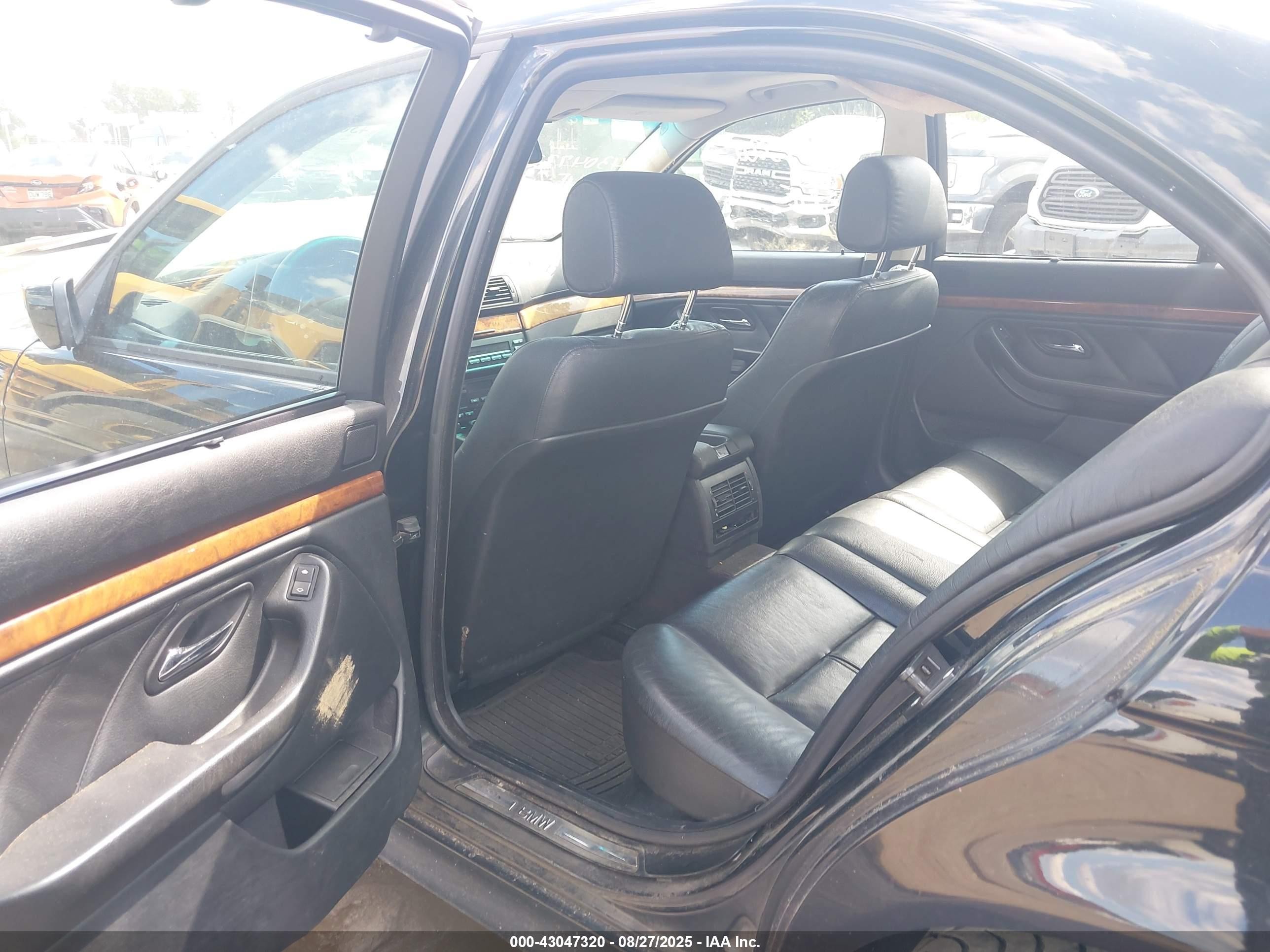 1999 Bmw 540i   Black vin: WBADN5331XGC91132