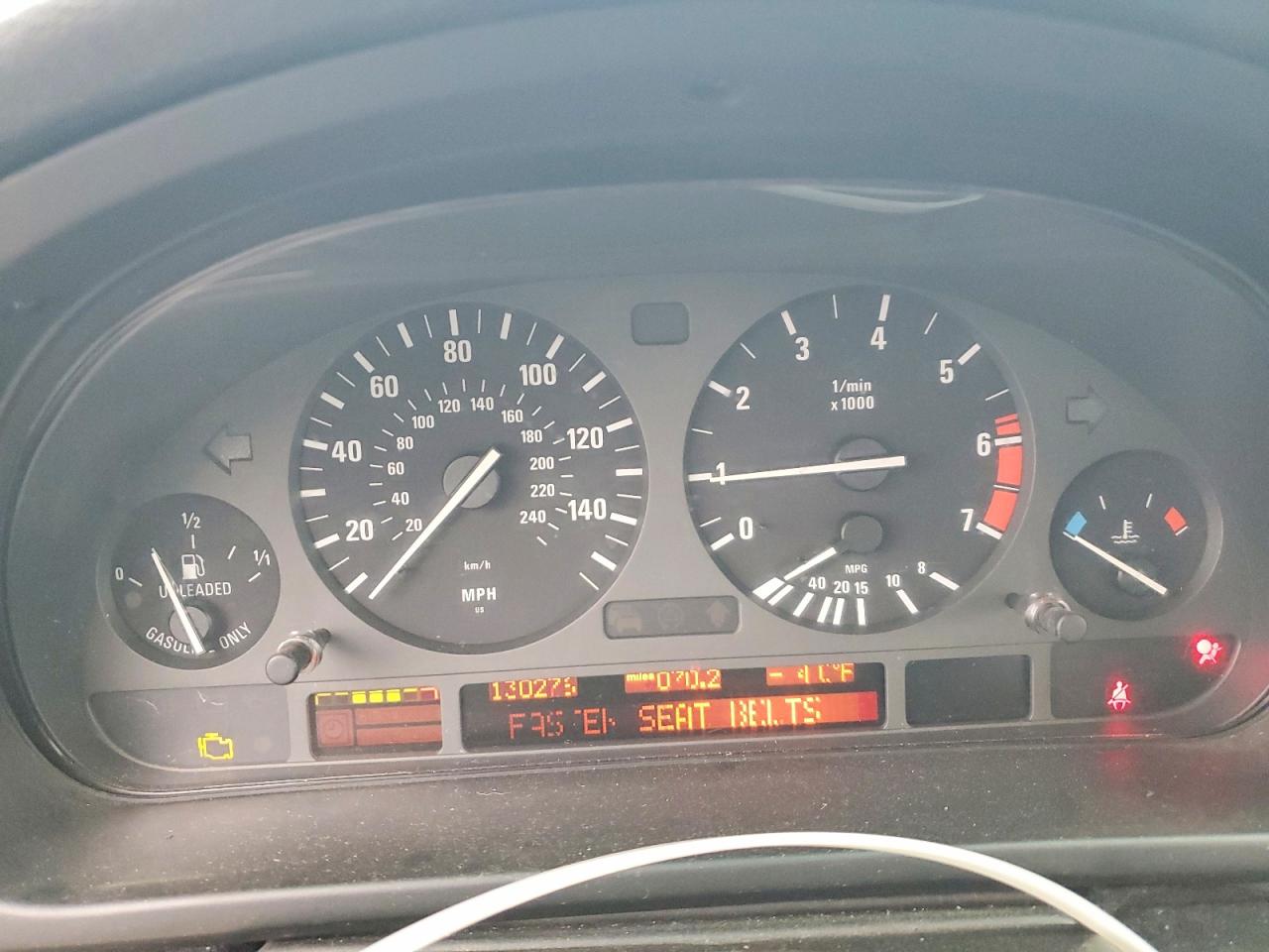 1999 Bmw 540 I Silver vin: WBADN5335XGC91604