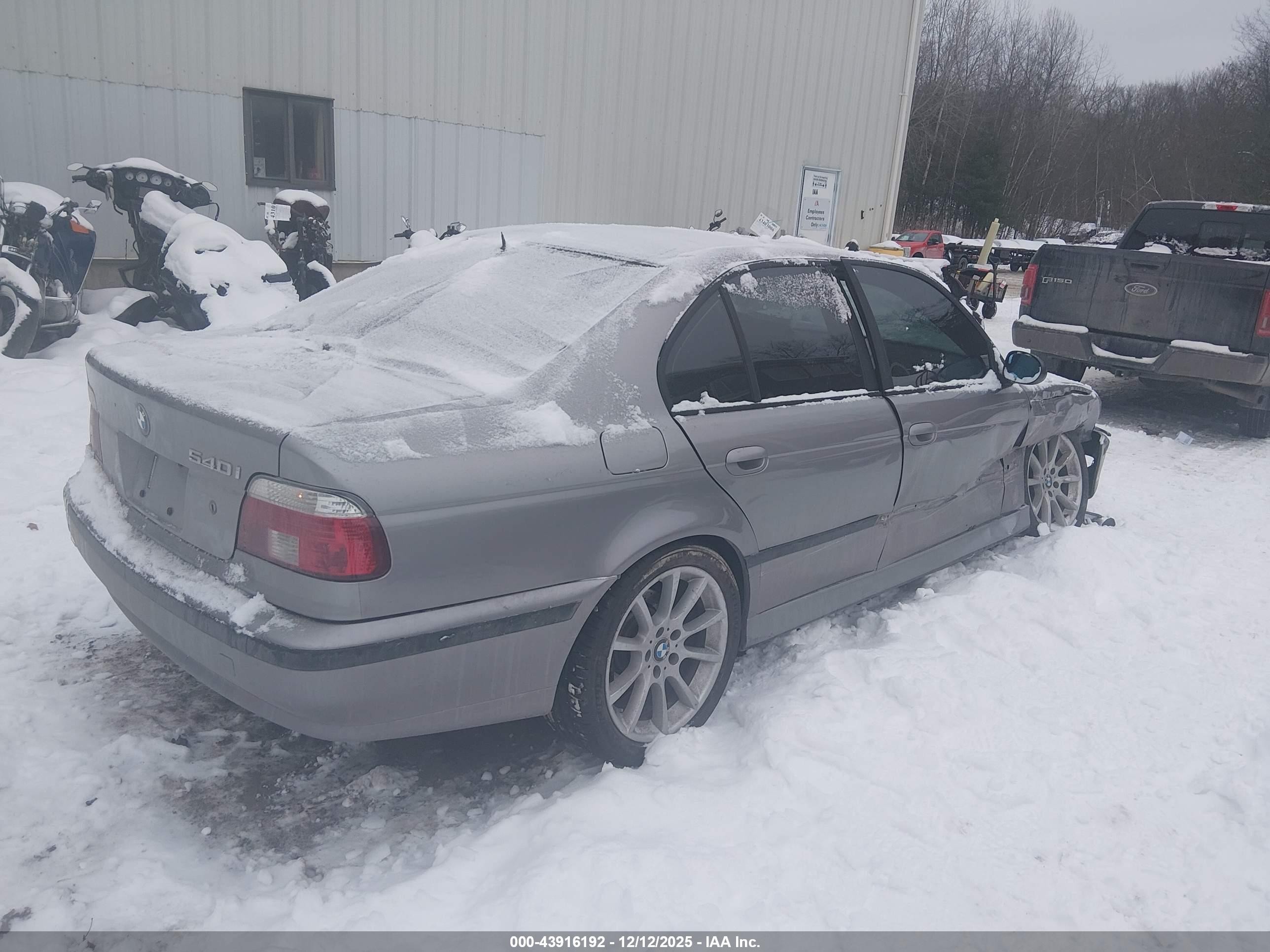 1999 Bmw 540i   Silver vin: WBADN5338XGC92441