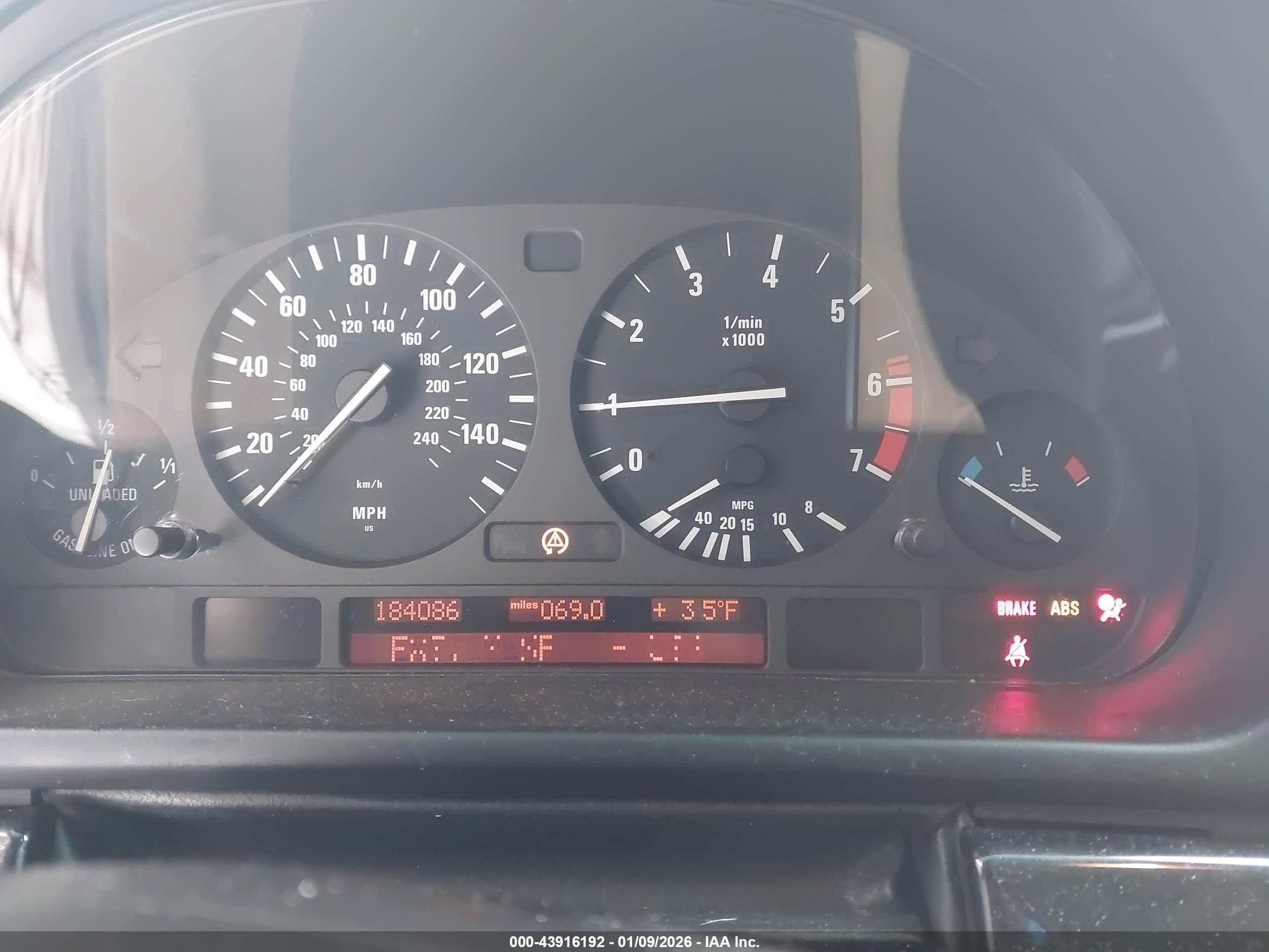 1999 Bmw 540i   Silver vin: WBADN5338XGC92441
