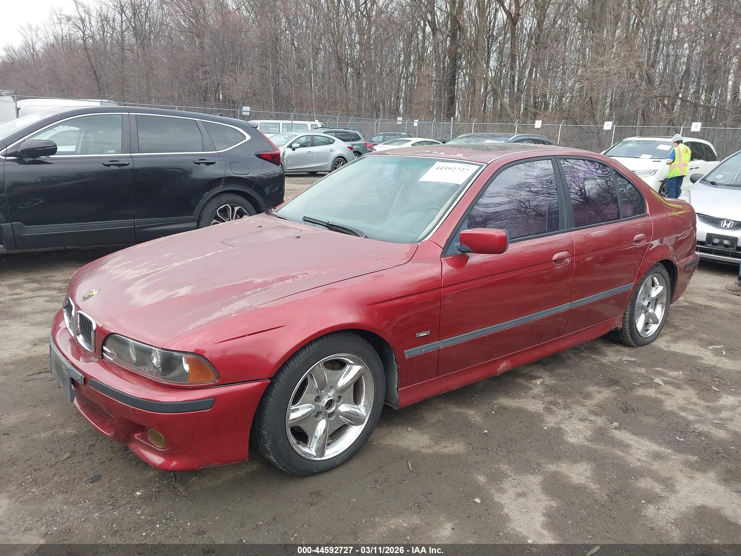 1999 Bmw 540i   Красный vin: WBADN533XXGC91274