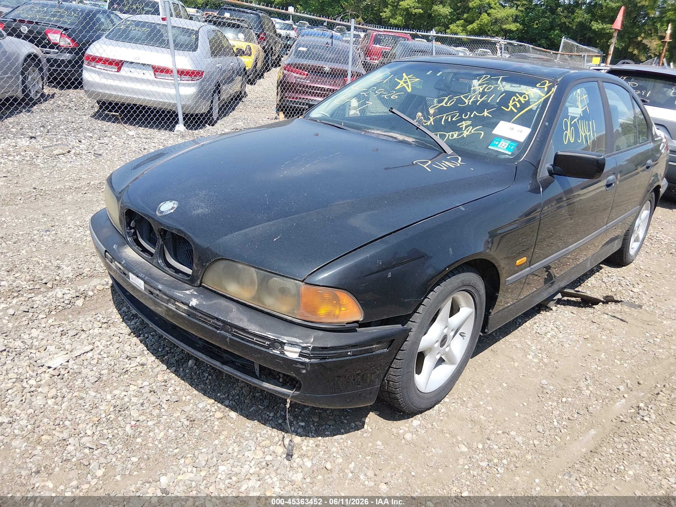 1999 Bmw 540i   Black vin: WBADN533XXGC91758