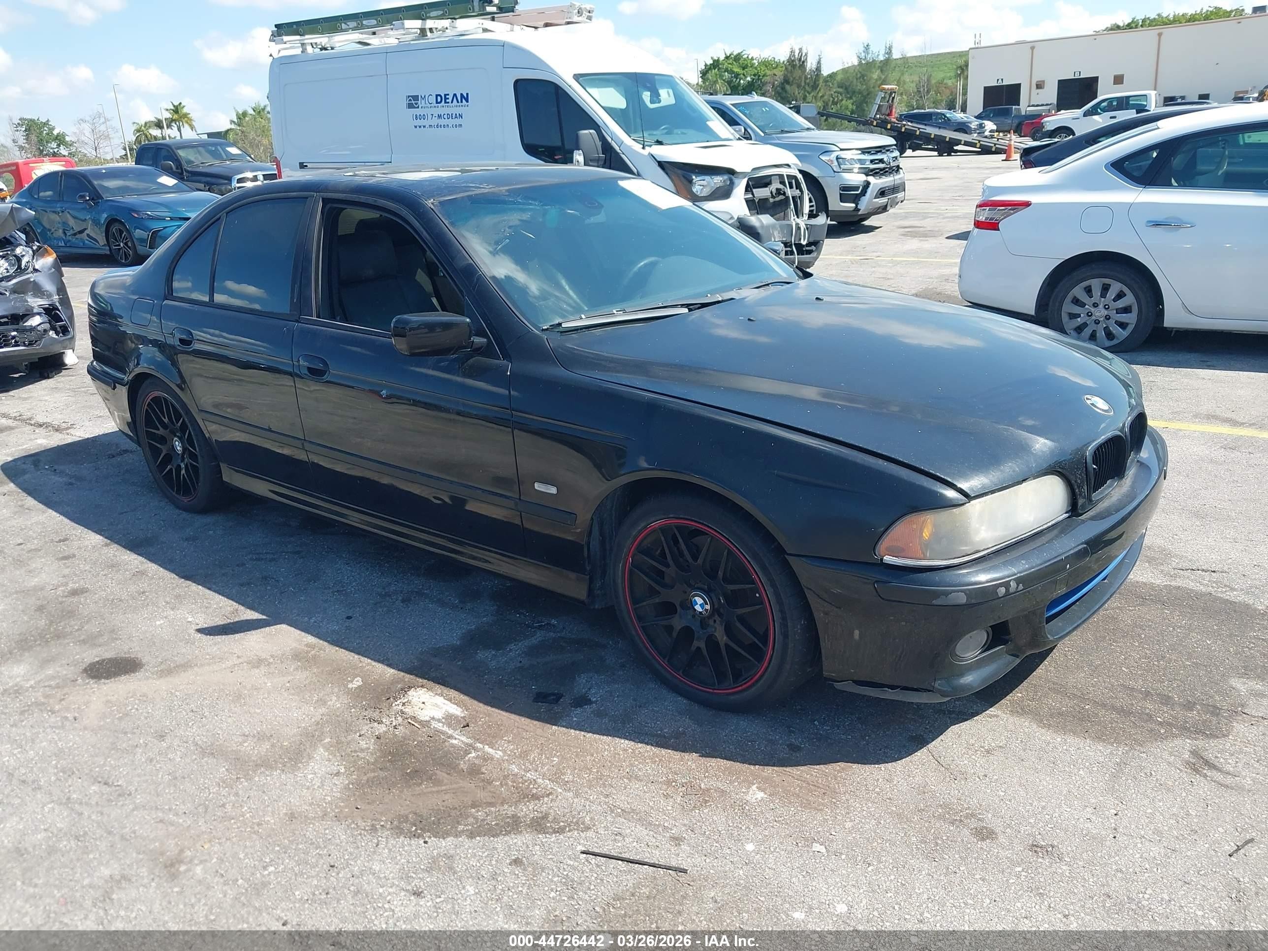 2003 Bmw 540i   Black vin: WBADN53423GF71709