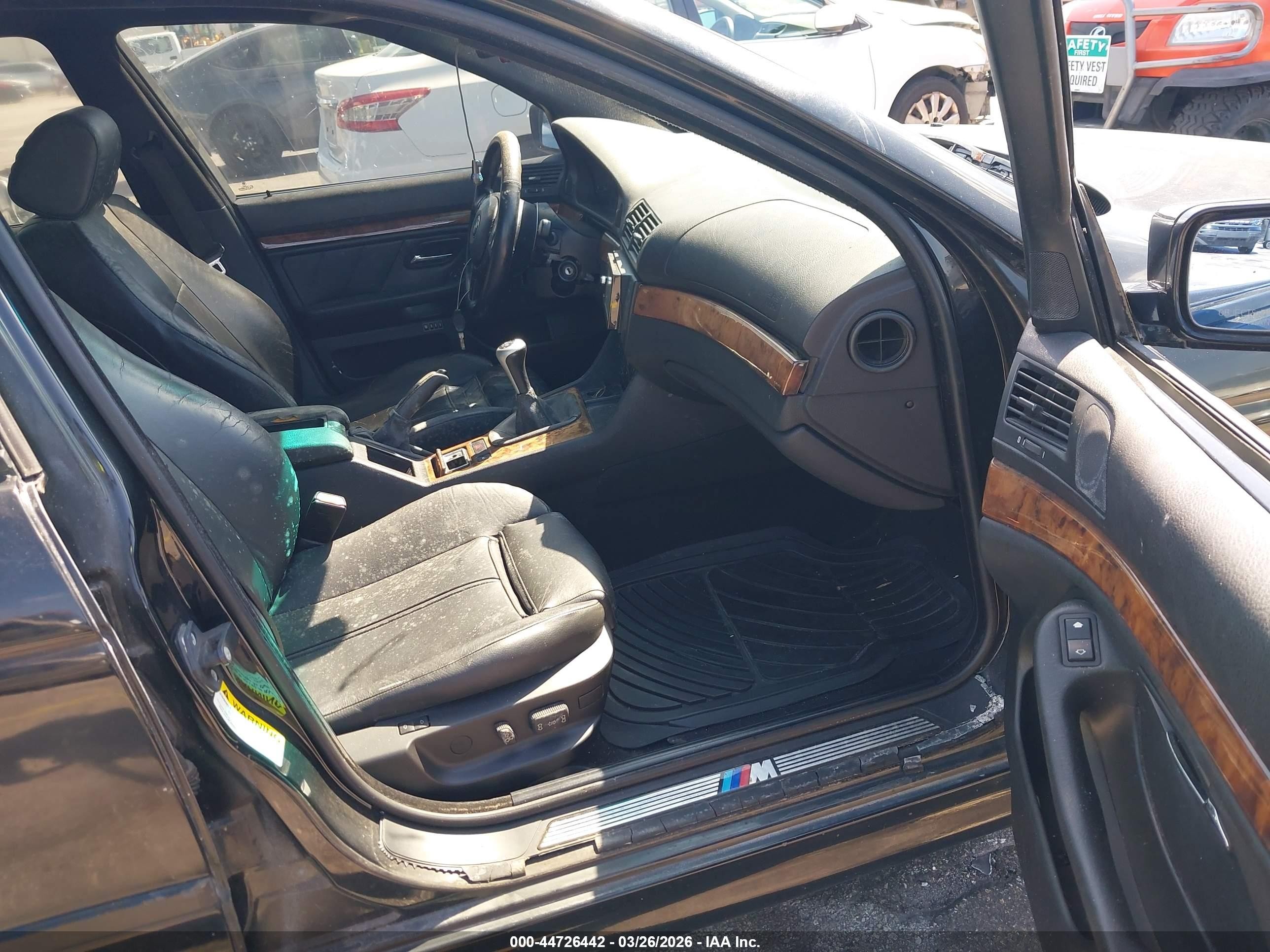 2003 Bmw 540i   Black vin: WBADN53423GF71709