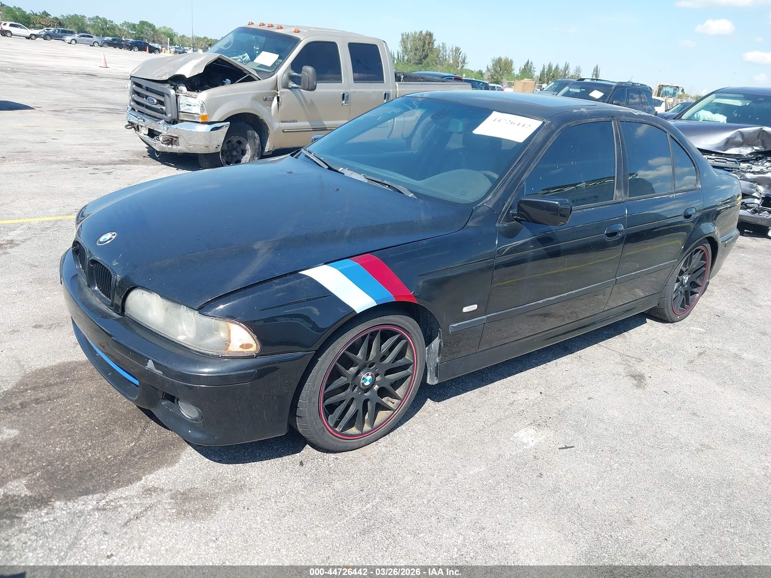 2003 Bmw 540i   Black vin: WBADN53423GF71709