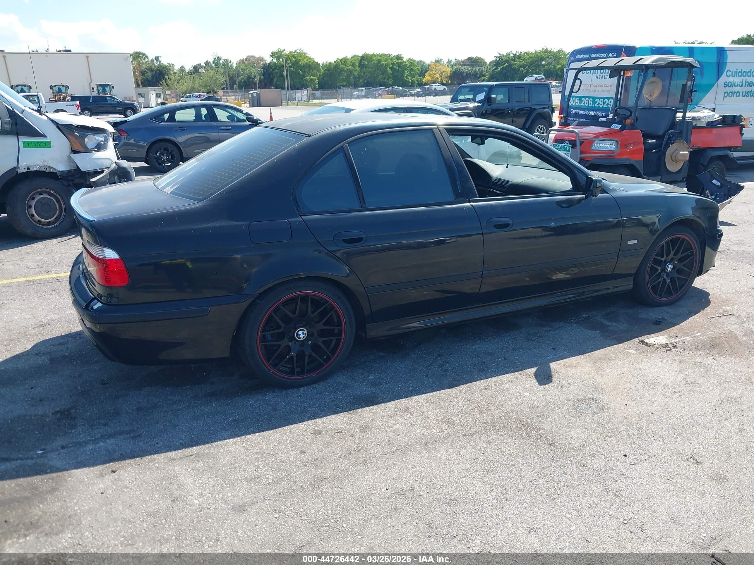 2003 Bmw 540i   Black vin: WBADN53423GF71709
