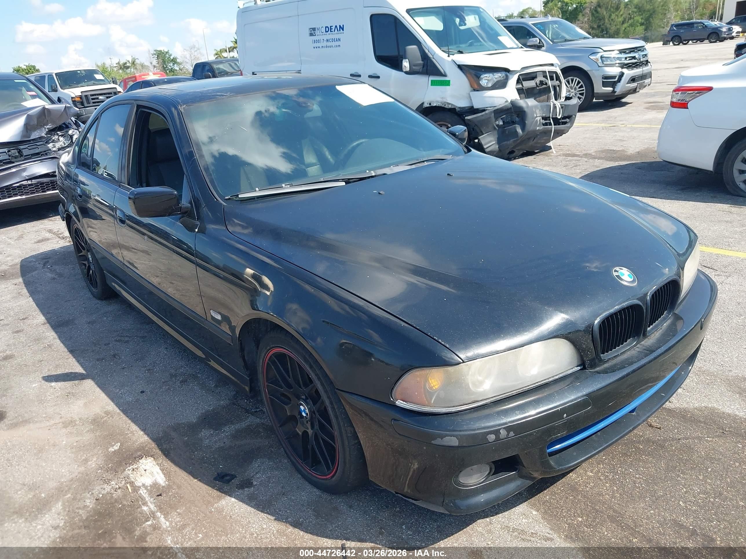 2003 Bmw 540i   Black vin: WBADN53423GF71709