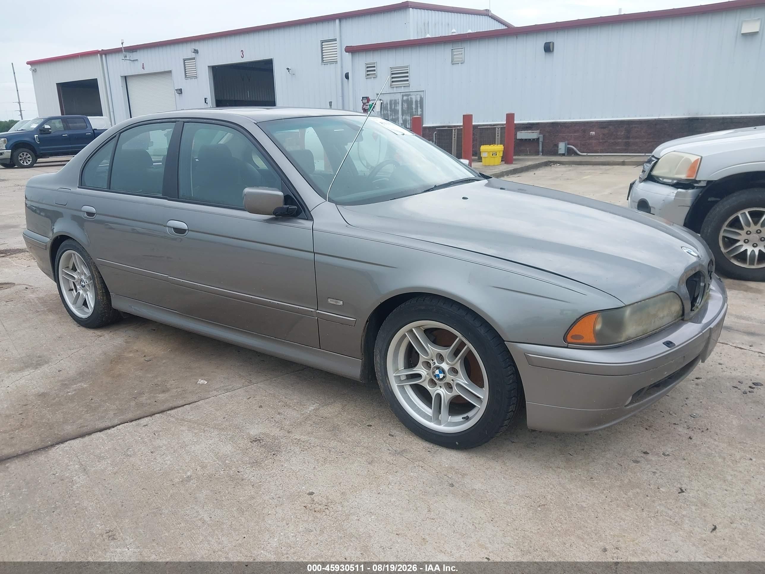 2002 Bmw 540i   Silver vin: WBADN53432GF70793