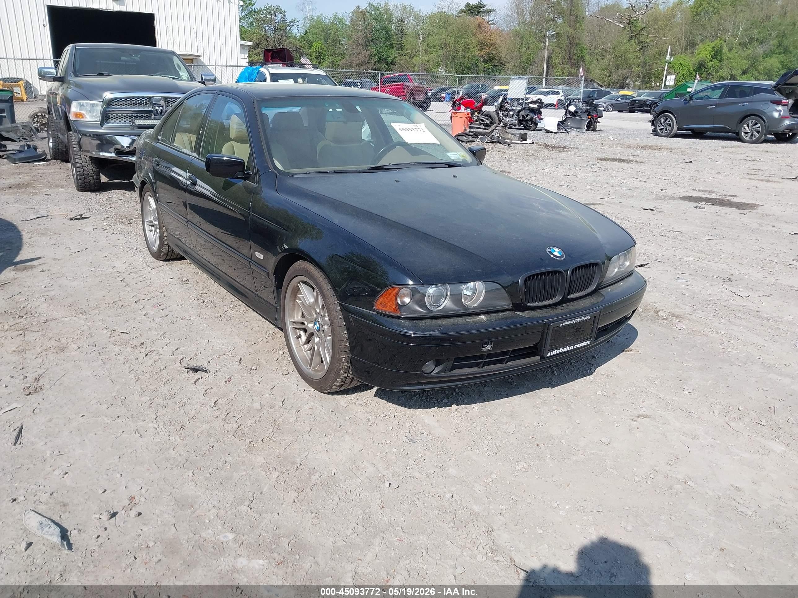 2001 Bmw 540i   Черный vin: WBADN53441GC97779