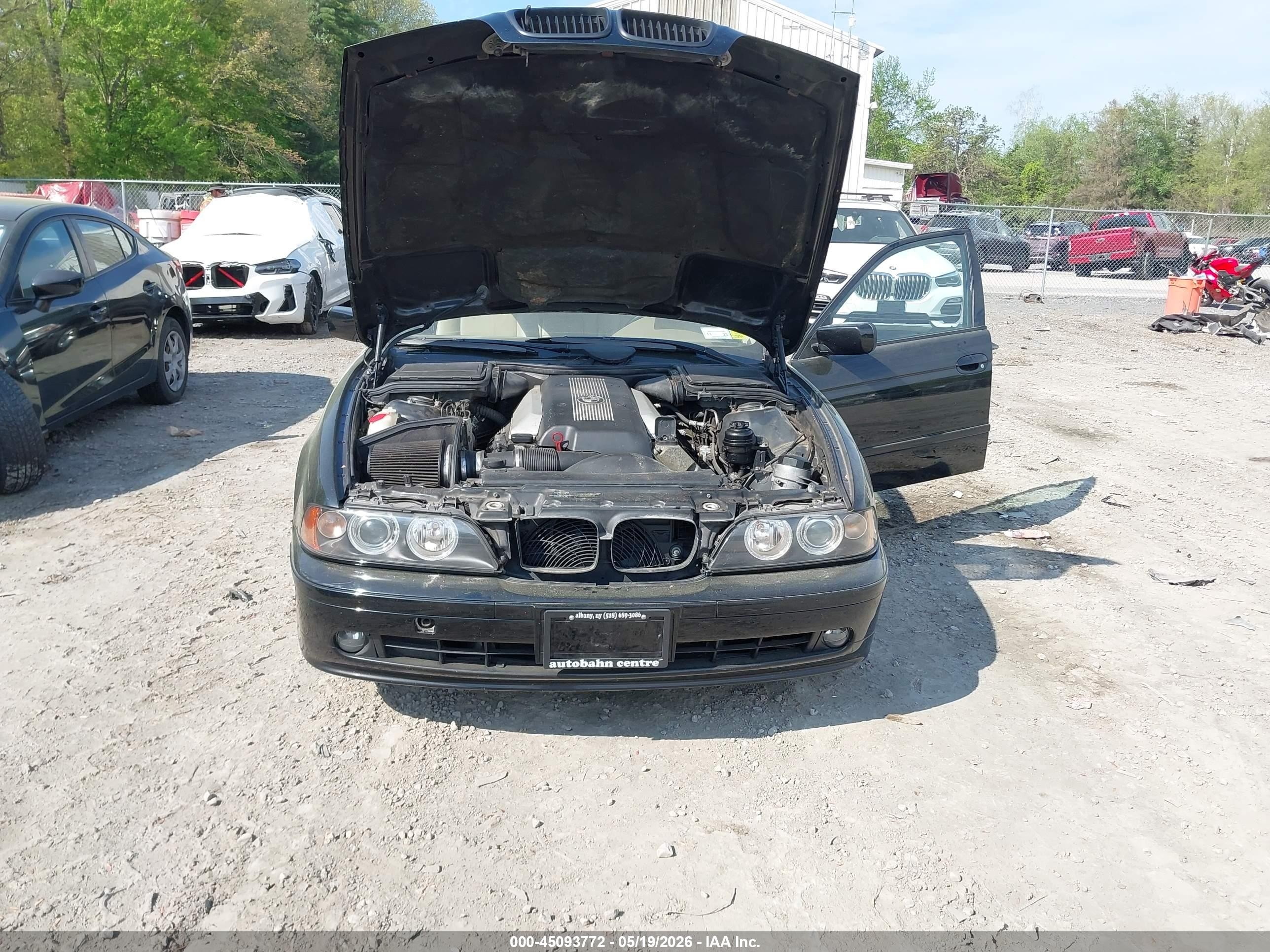 2001 Bmw 540i   Черный vin: WBADN53441GC97779