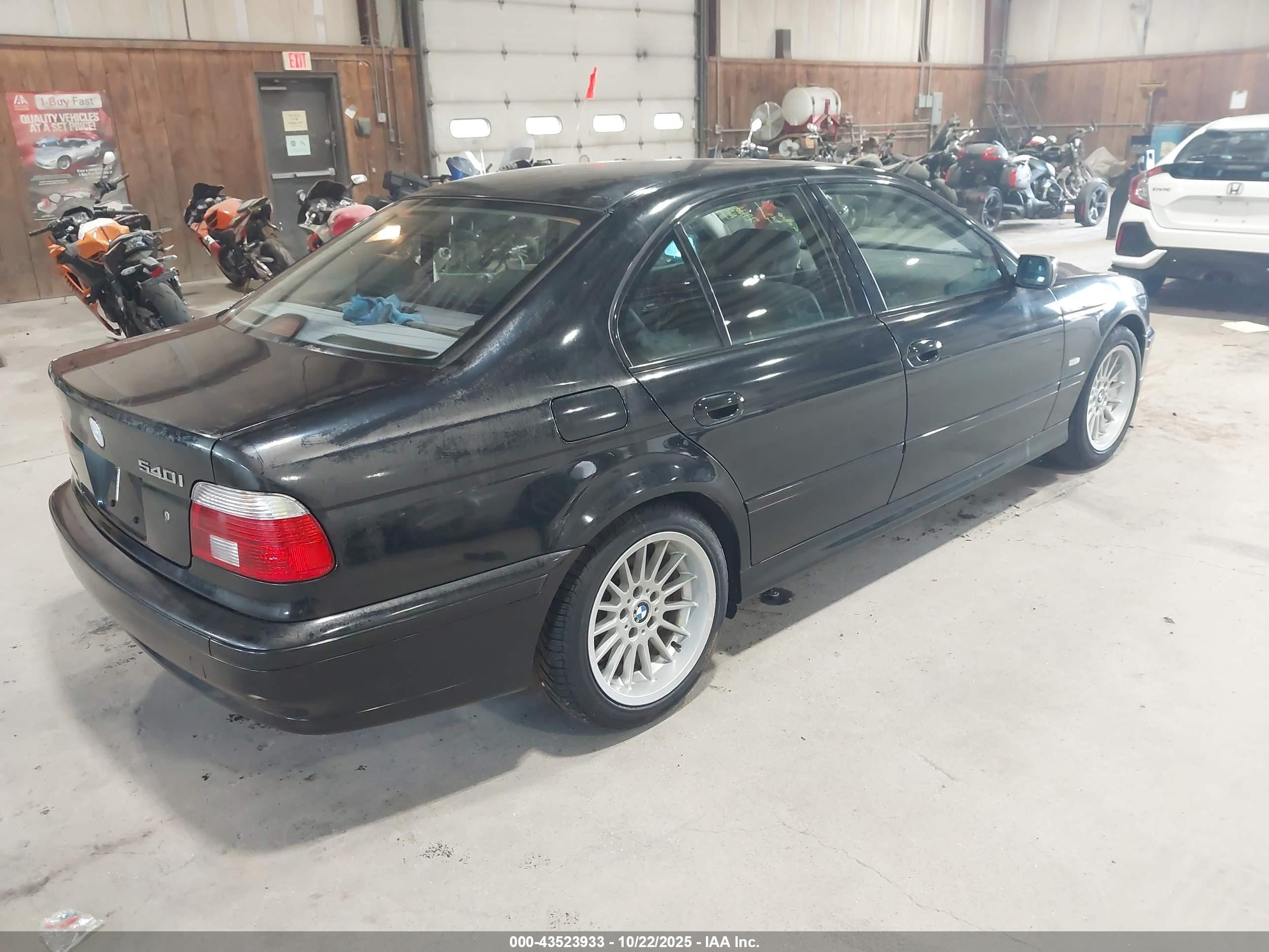 2001 Bmw 540i   Black vin: WBADN53451GC97631