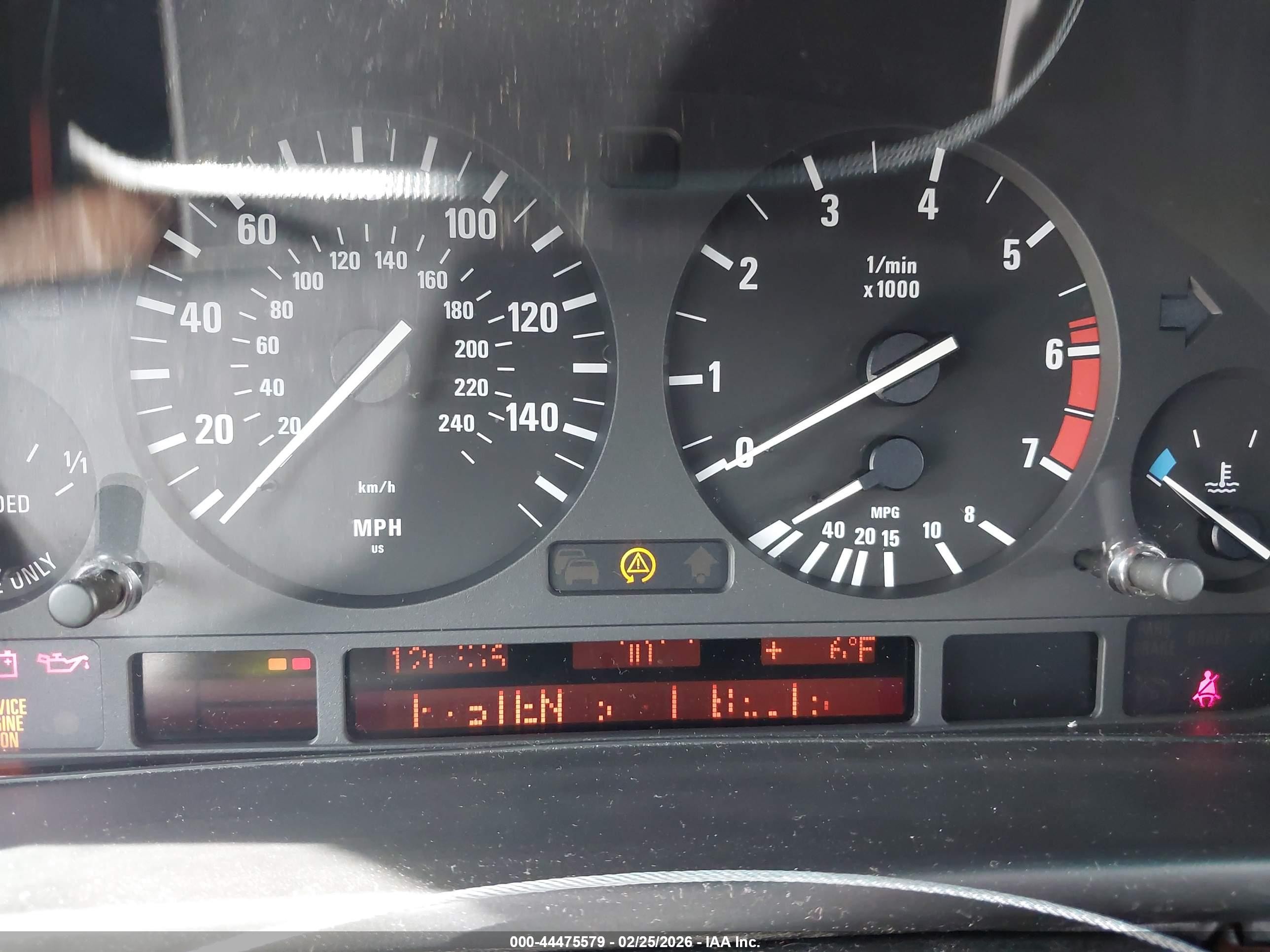 1999 Bmw 540i   Silver vin: WBADN5347XGC92665