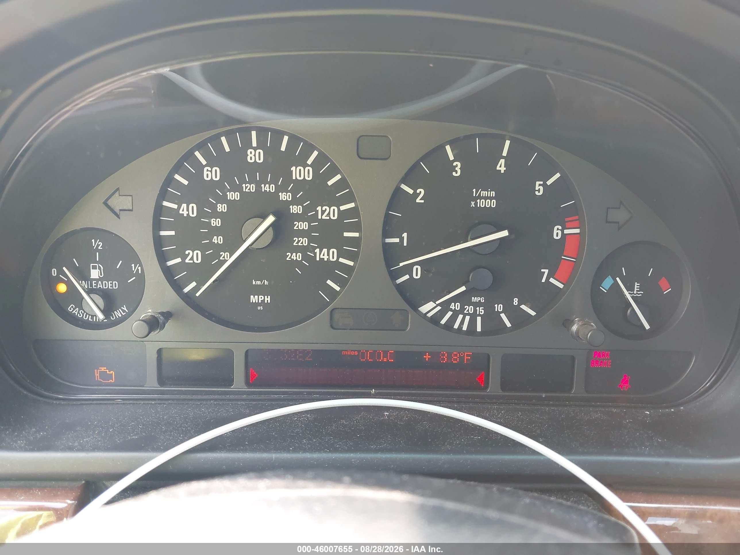 2000 Bmw 540i   Silver vin: WBADN5348YGC93602