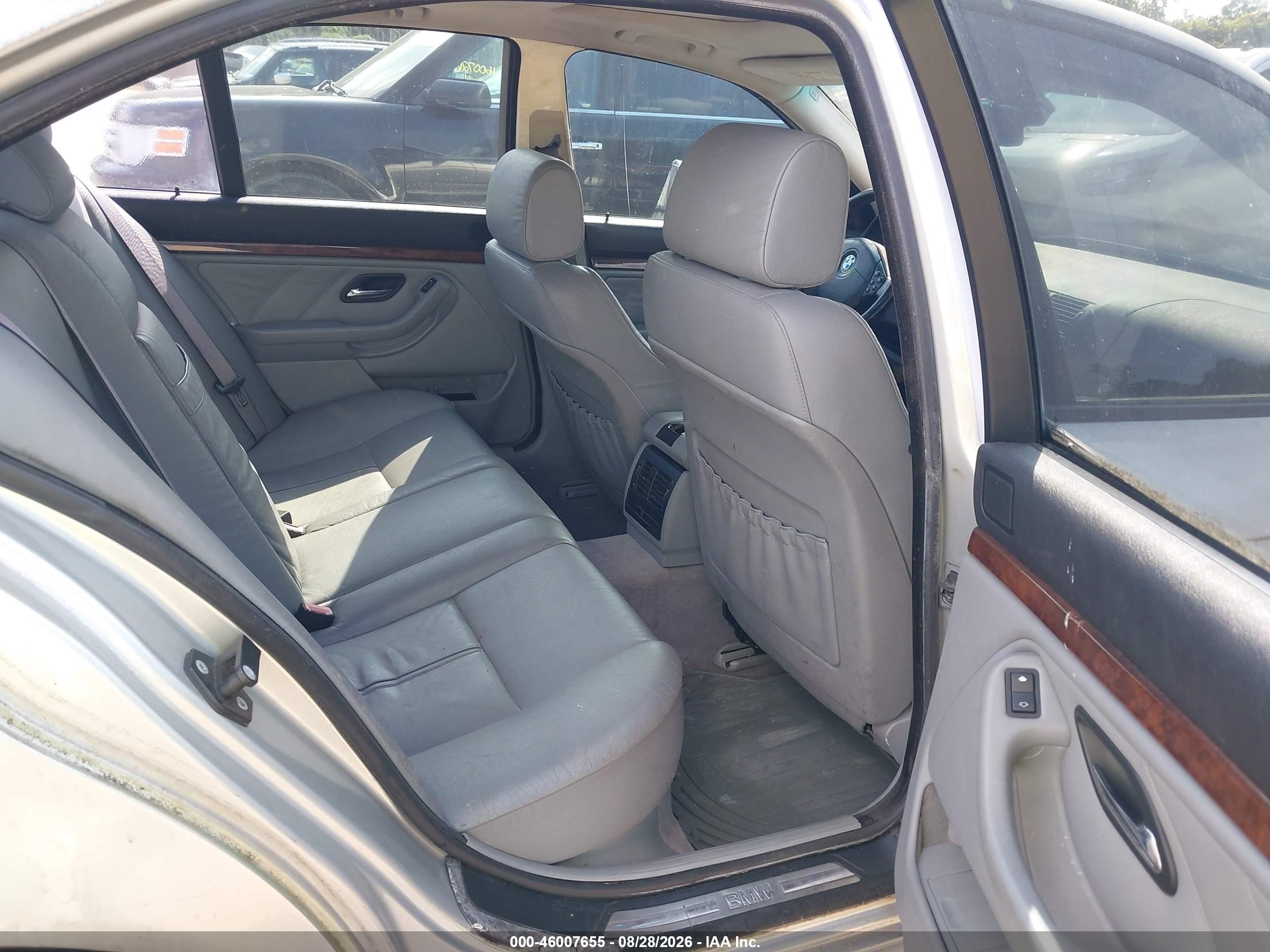 2000 Bmw 540i   Silver vin: WBADN5348YGC93602