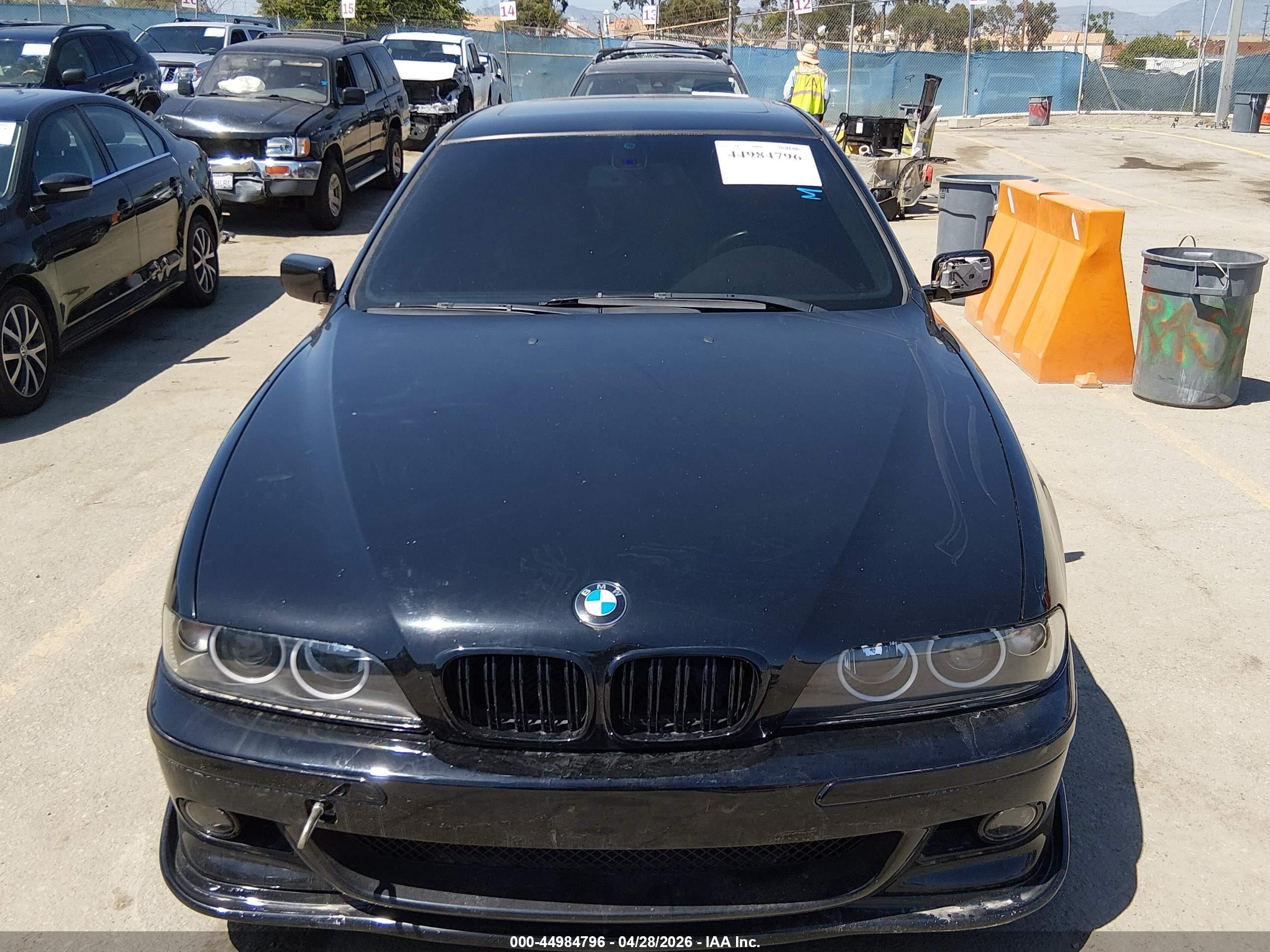 2001 Bmw 540i Black vin: WBADN53491GC96739