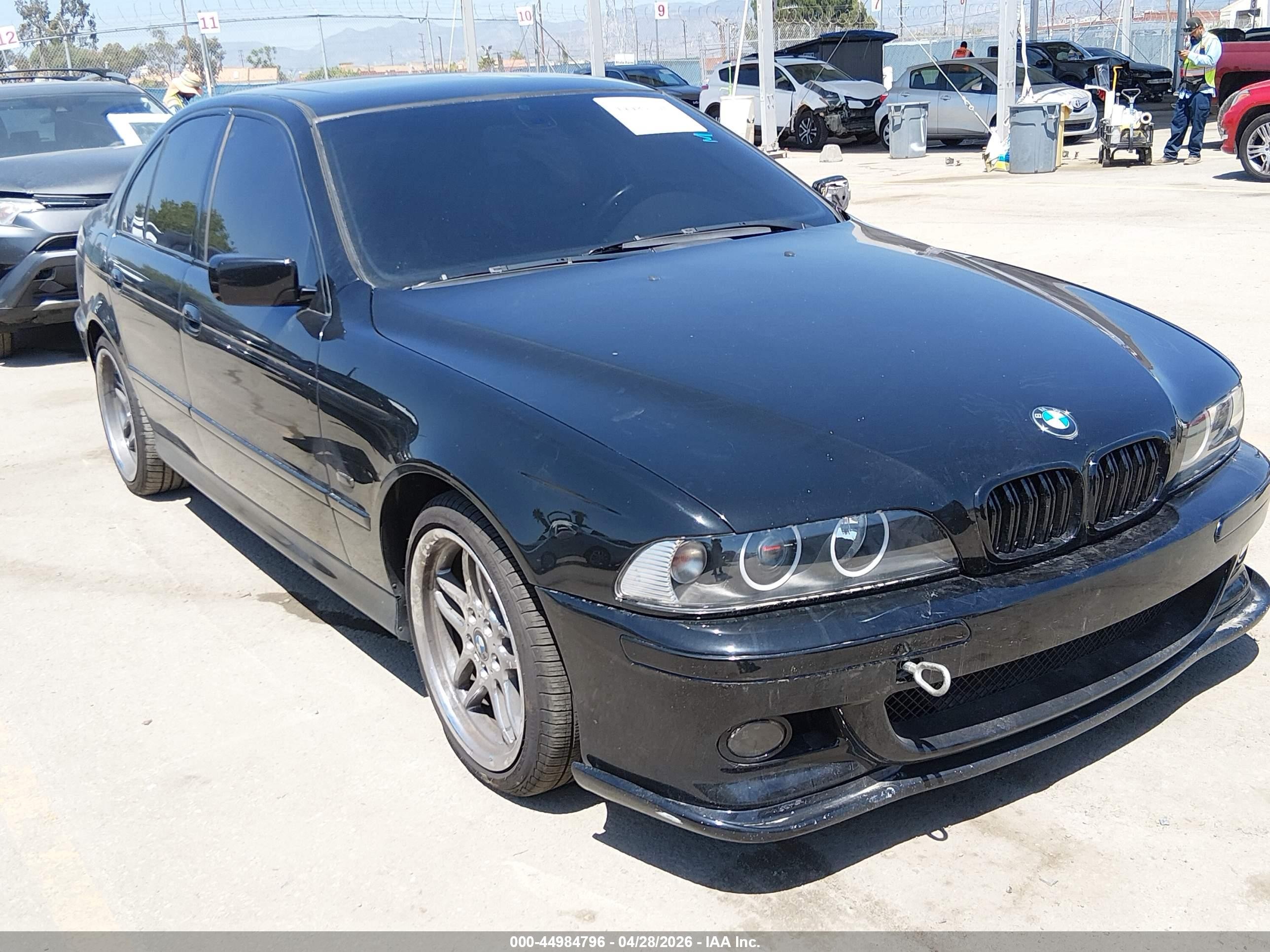 2001 Bmw 540i Black vin: WBADN53491GC96739