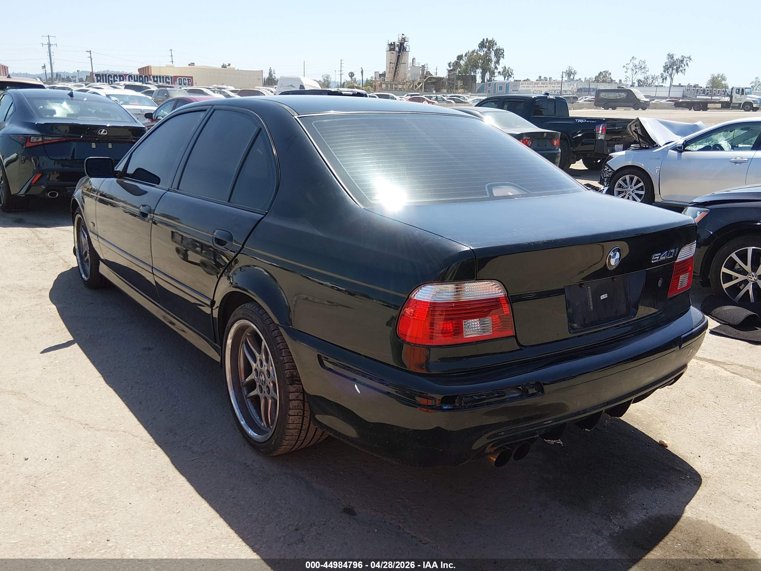 2001 Bmw 540i Black vin: WBADN53491GC96739
