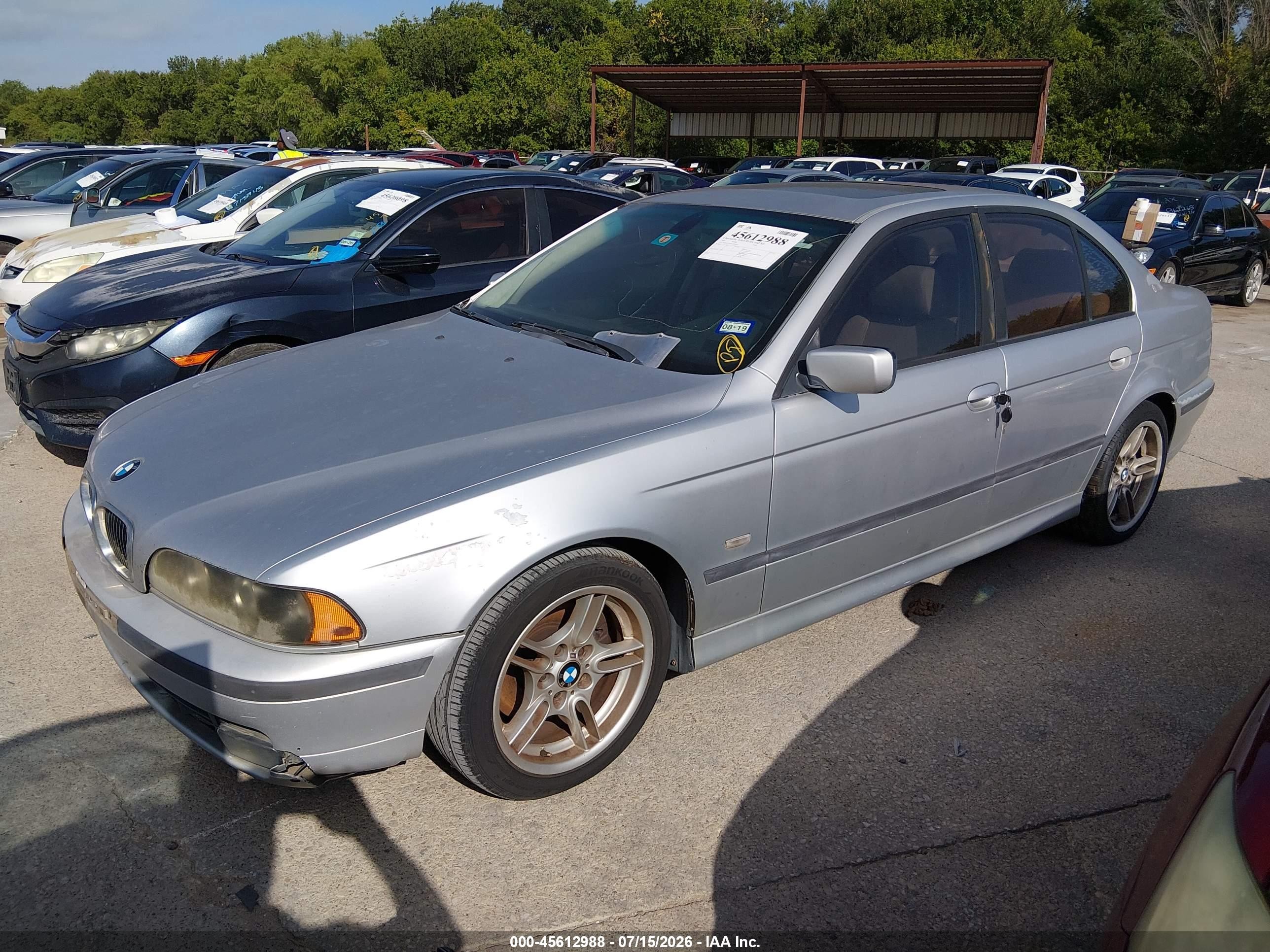 2000 Bmw 540i   Silver vin: WBADN5349YGC94287