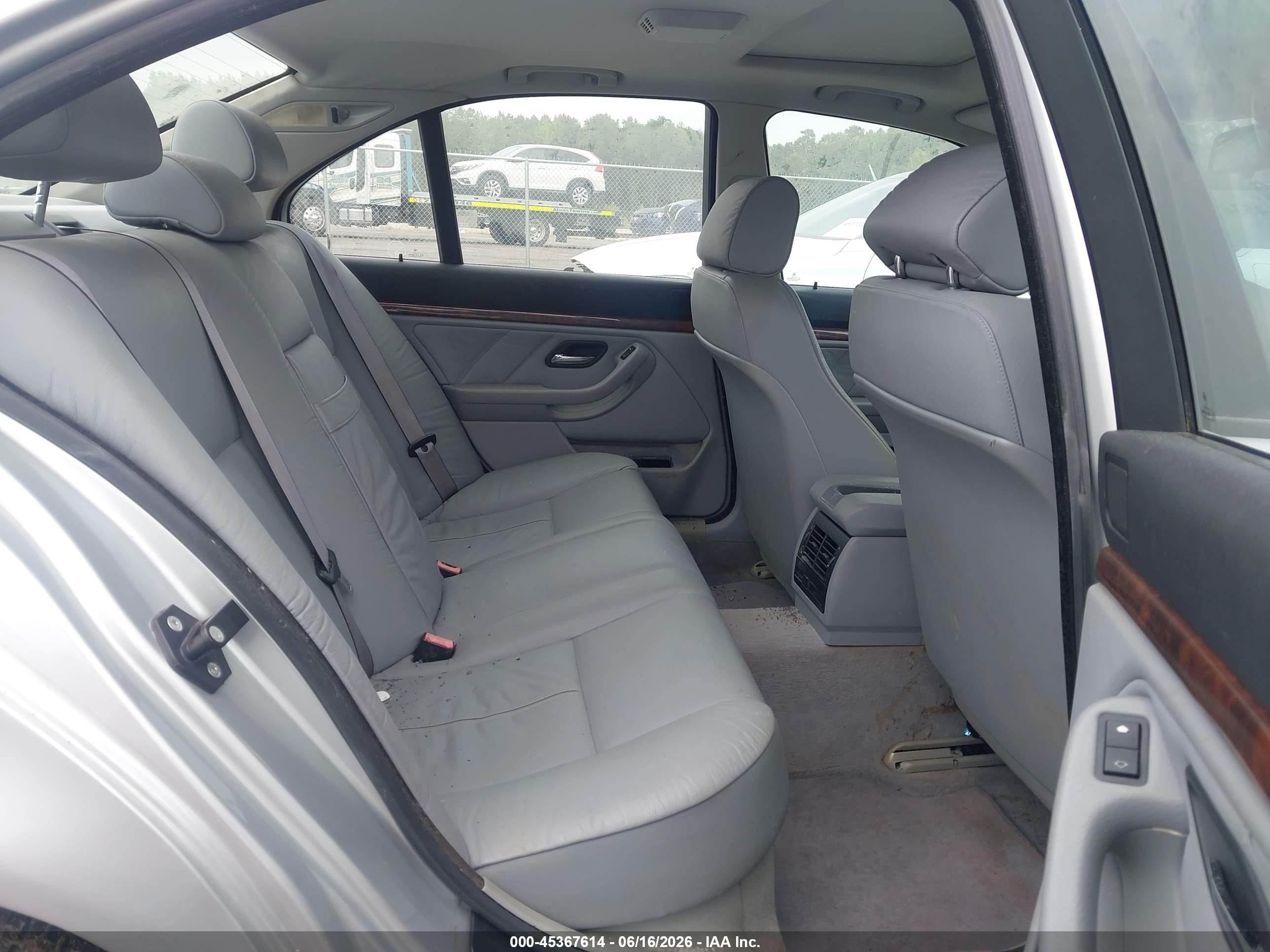 1999 Bmw 540ia   Серебряный vin: WBADN6333XGM60764