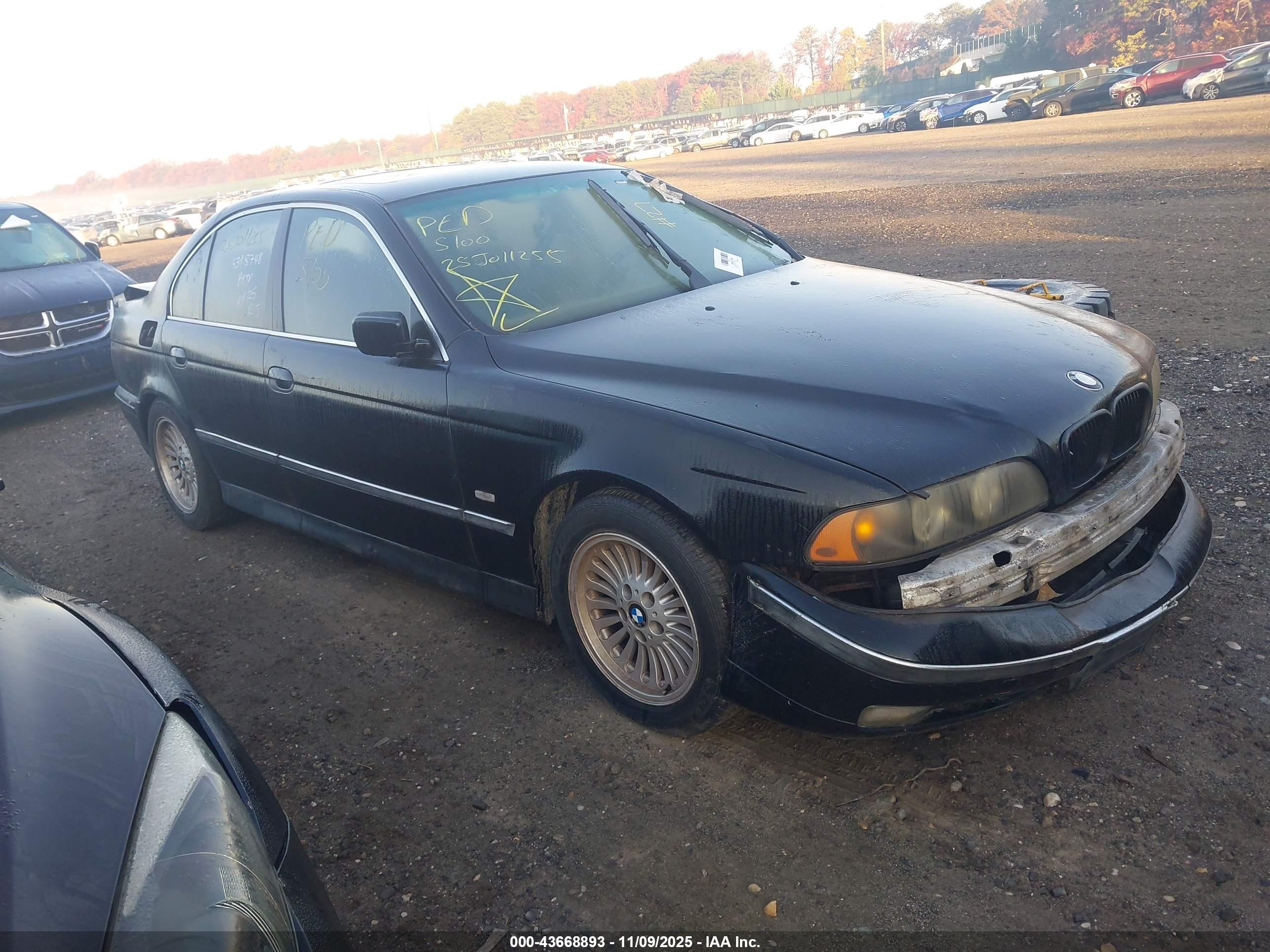 1999 Bmw 540ia   Черный vin: WBADN6336XGM60466