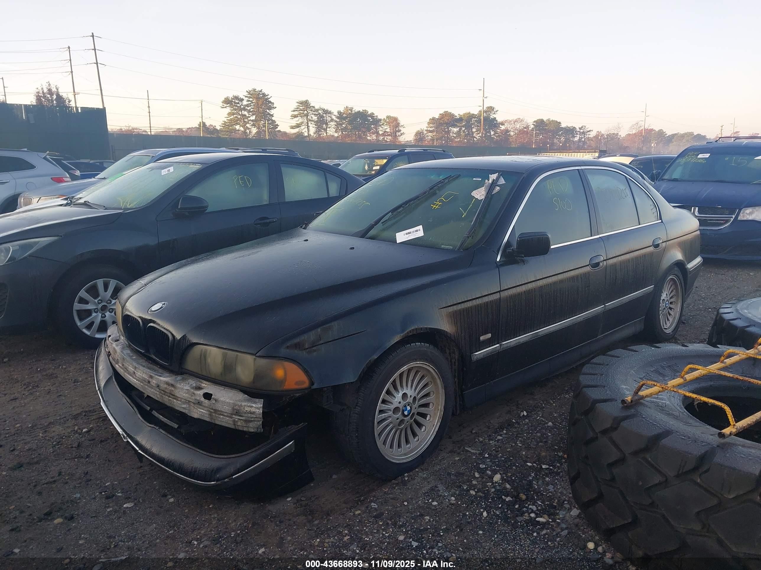 1999 Bmw 540ia   Черный vin: WBADN6336XGM60466
