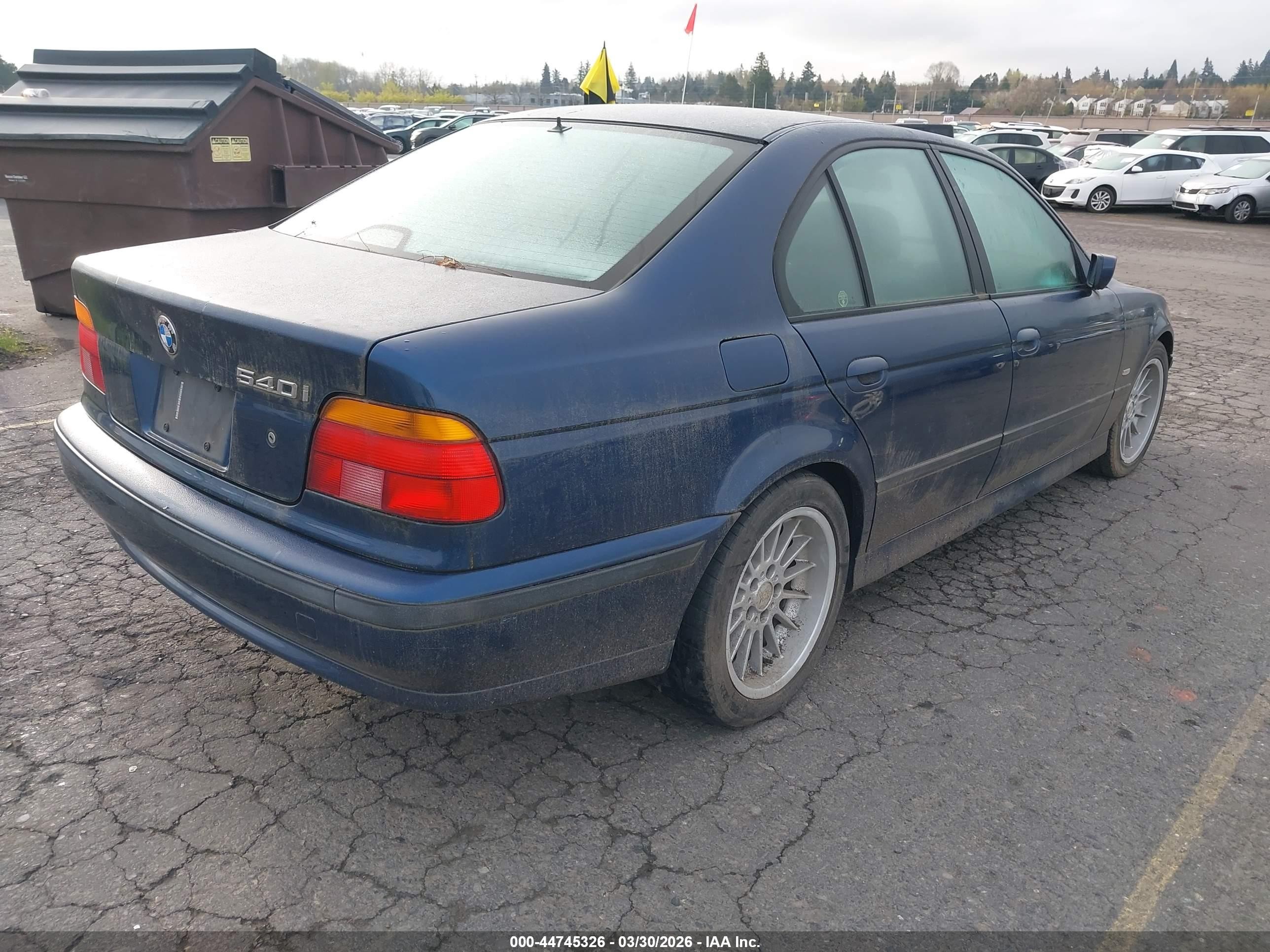 1999 Bmw 540ia   Blue vin: WBADN6337XGM62789