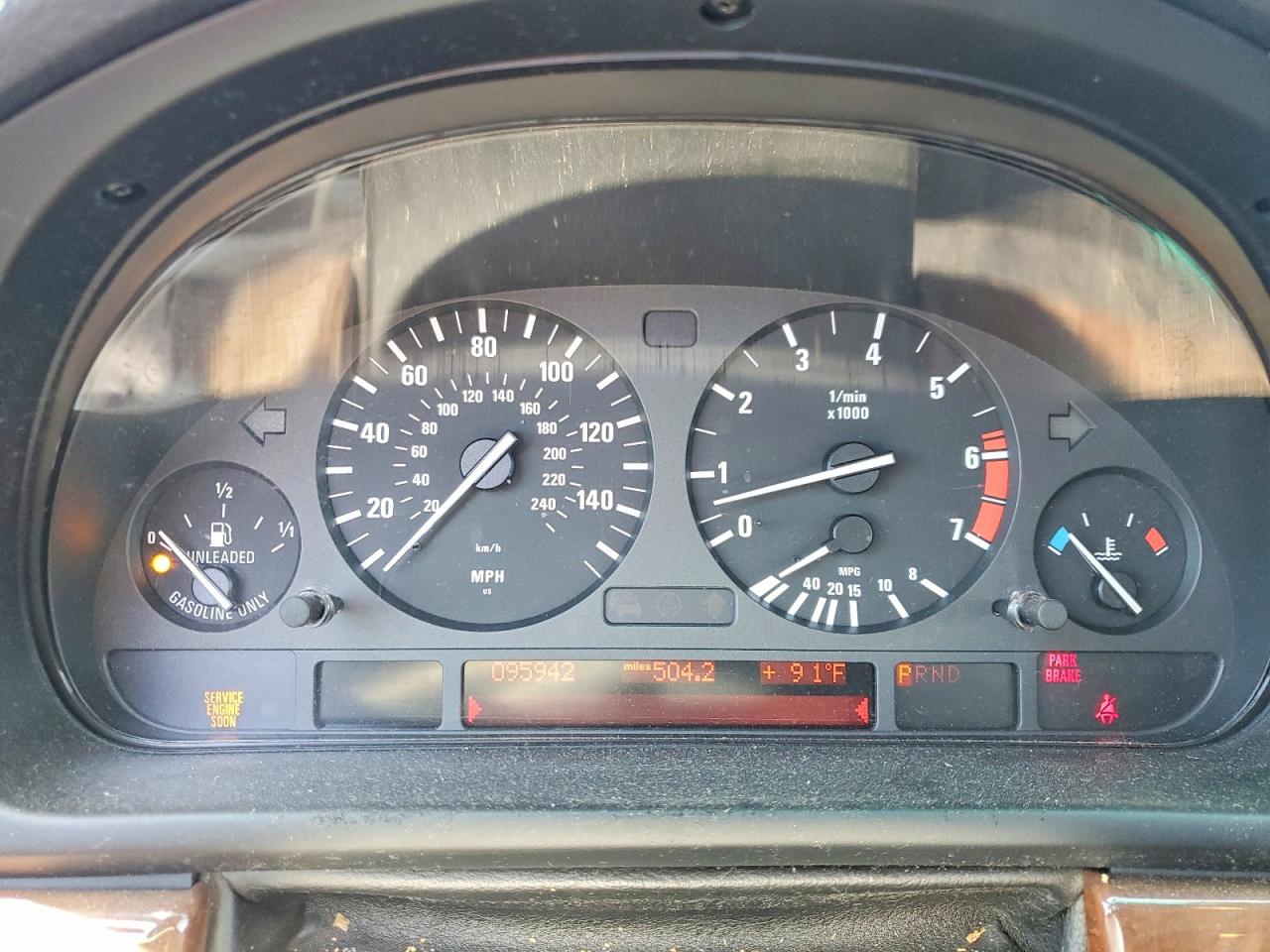 2001 Bmw 540 I Automatic Black vin: WBADN63401GM73214