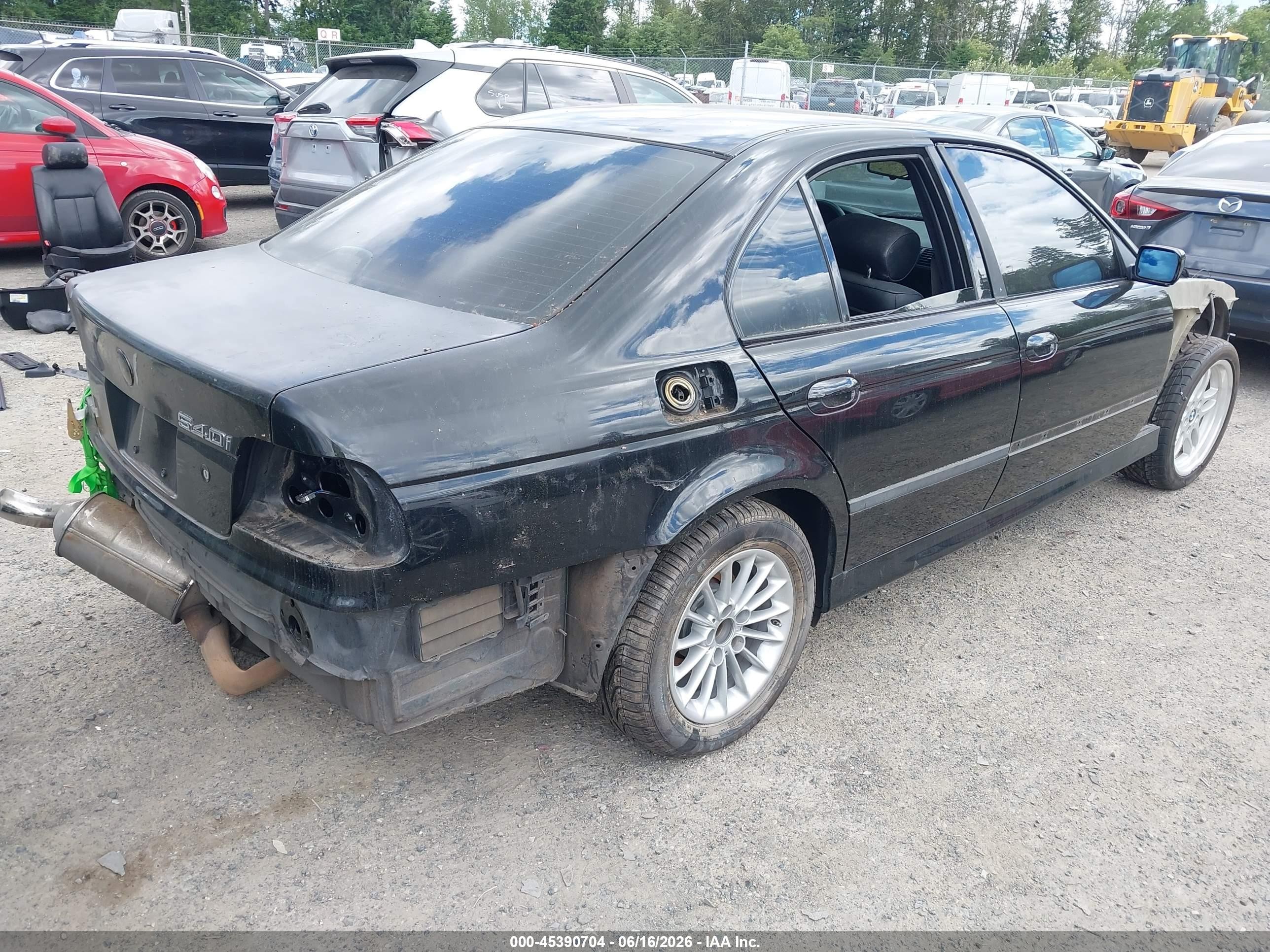 2003 Bmw 540ia   Black vin: WBADN63403GS56328