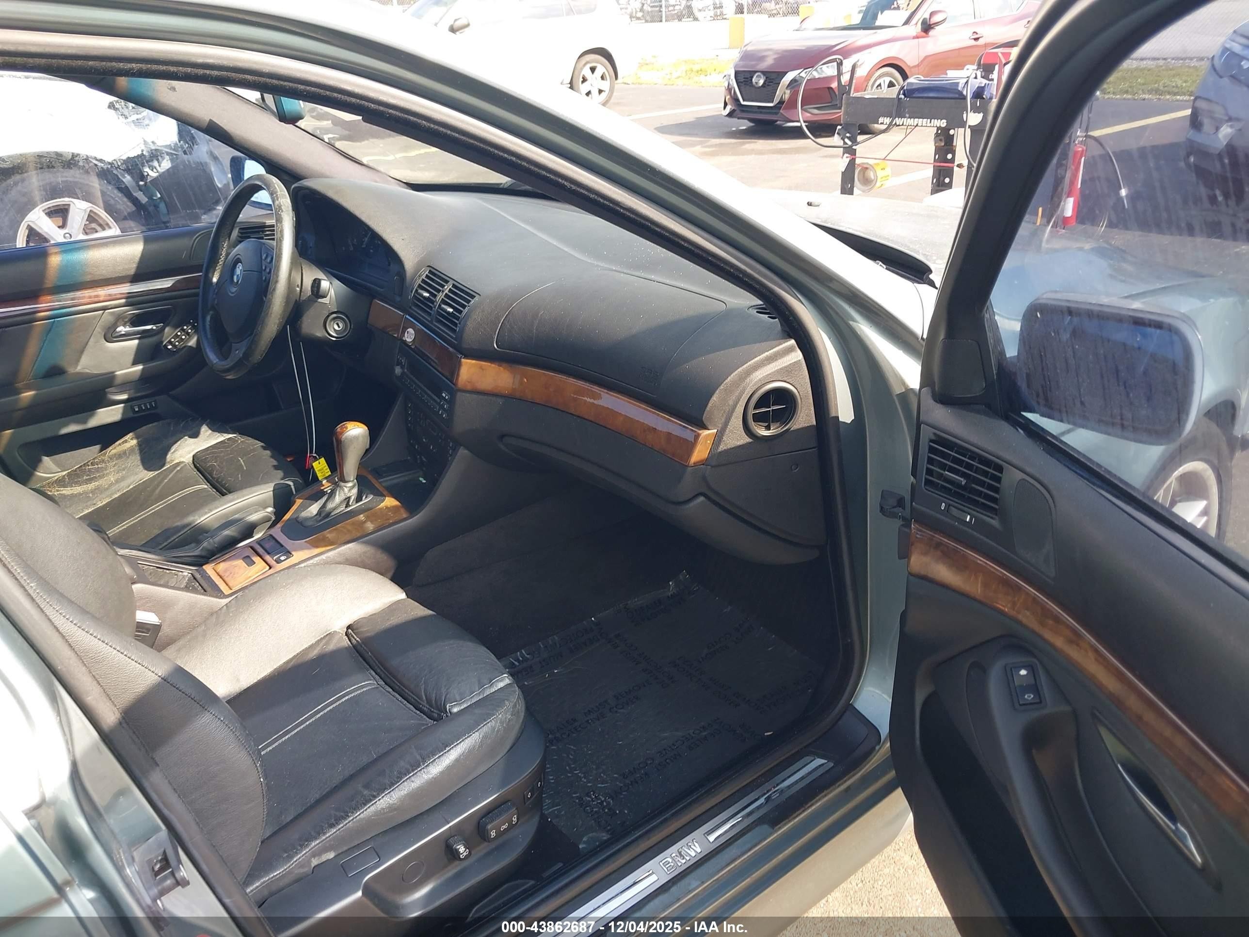 2001 Bmw 540ia   Gray vin: WBADN63411GM74002