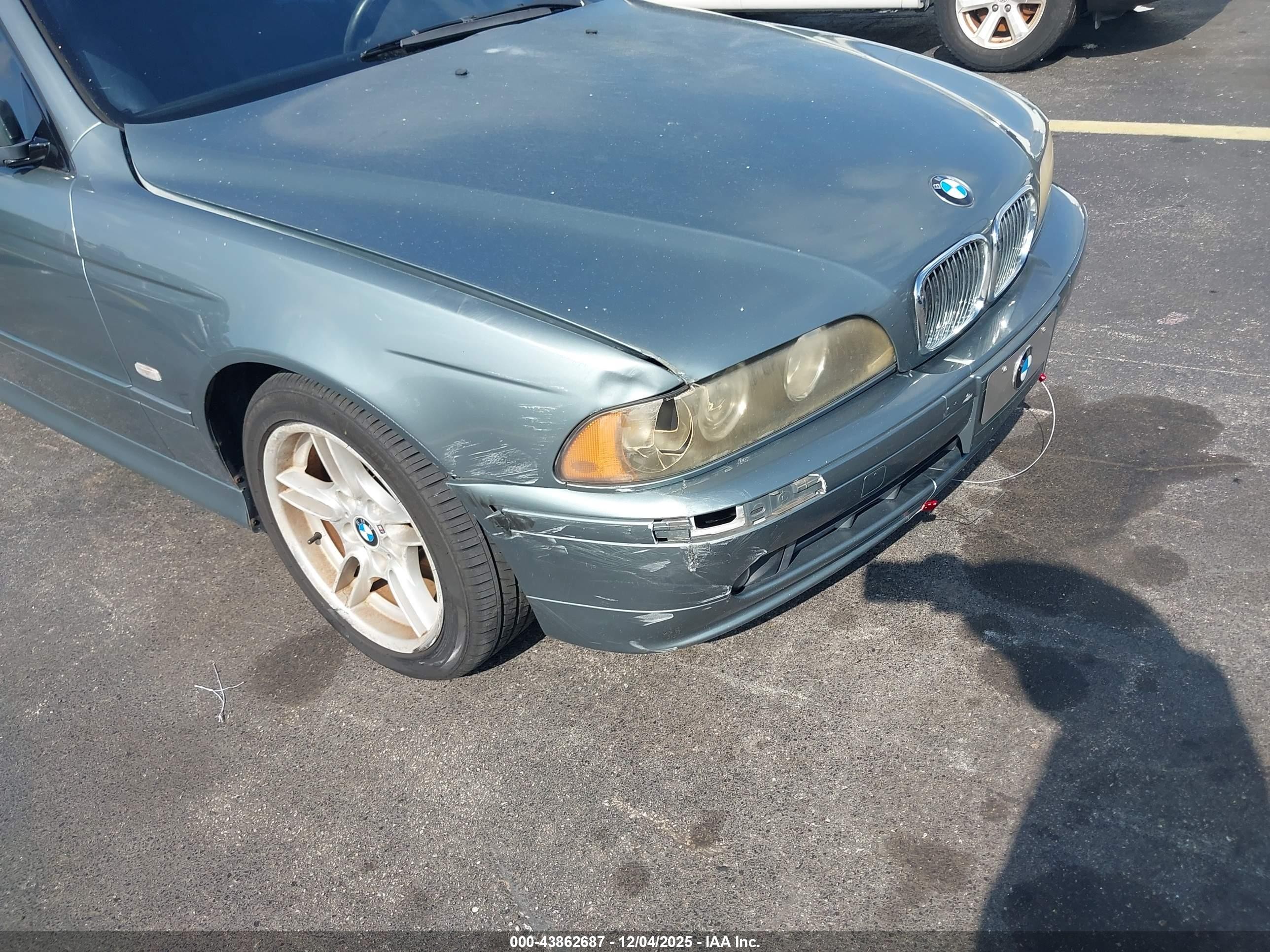 2001 Bmw 540ia   Gray vin: WBADN63411GM74002
