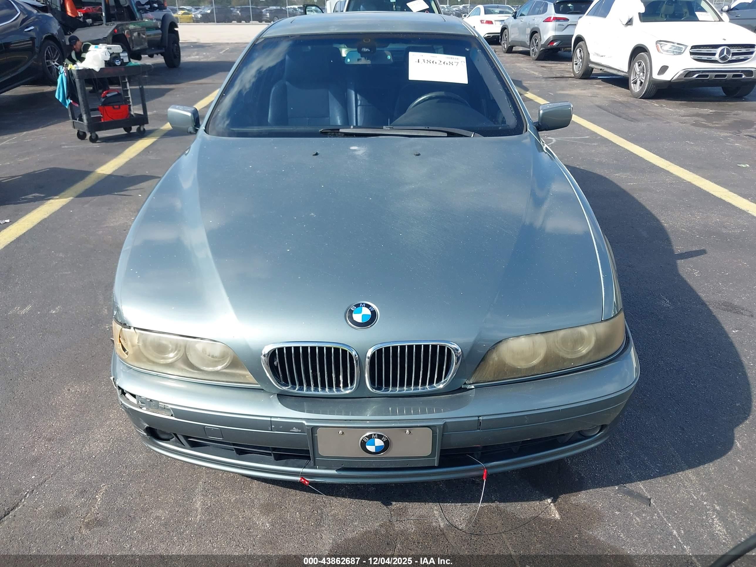 2001 Bmw 540ia   Gray vin: WBADN63411GM74002