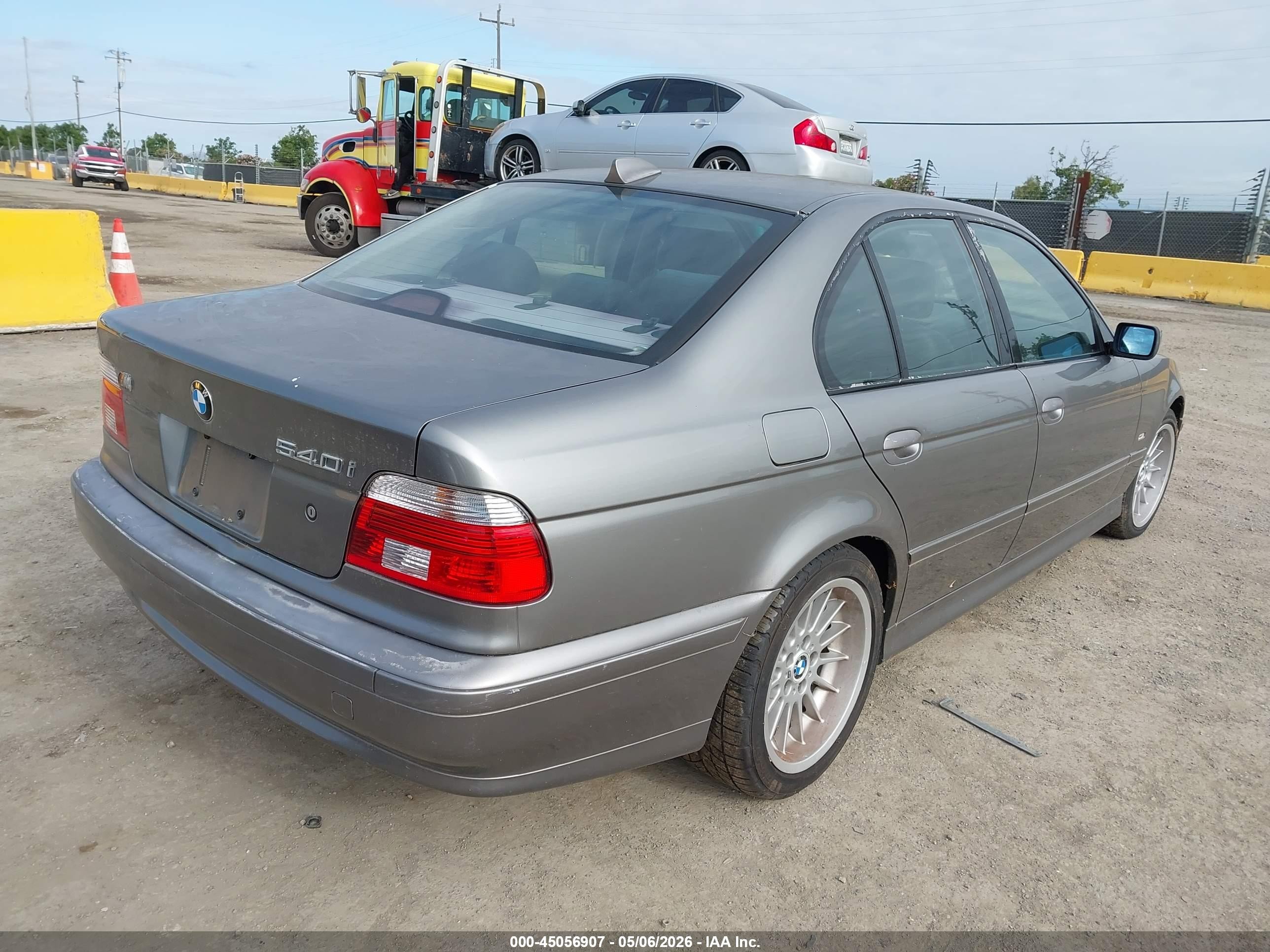 2002 Bmw 540ia   Gray vin: WBADN63412GN86249
