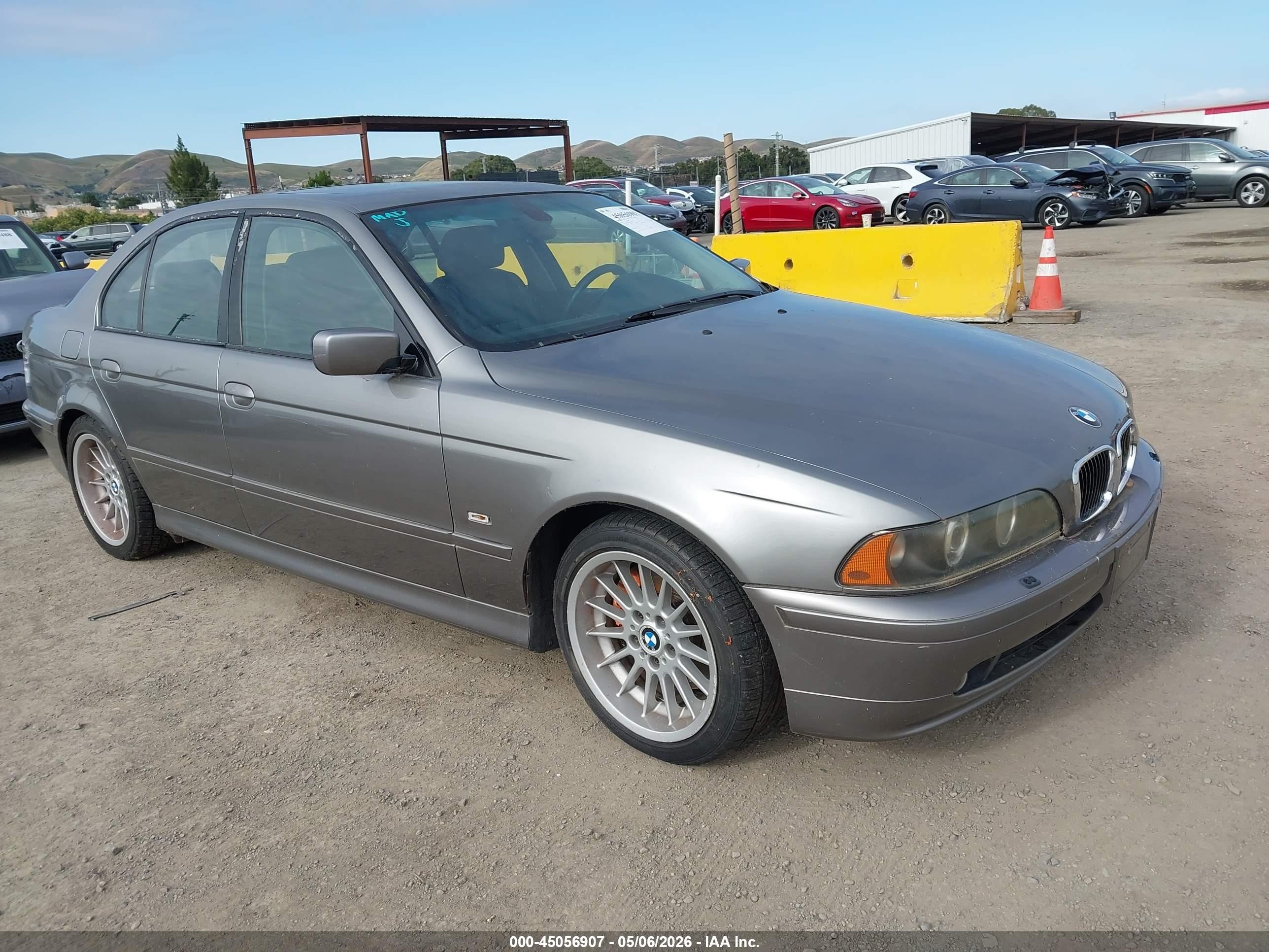 2002 Bmw 540ia   Gray vin: WBADN63412GN86249