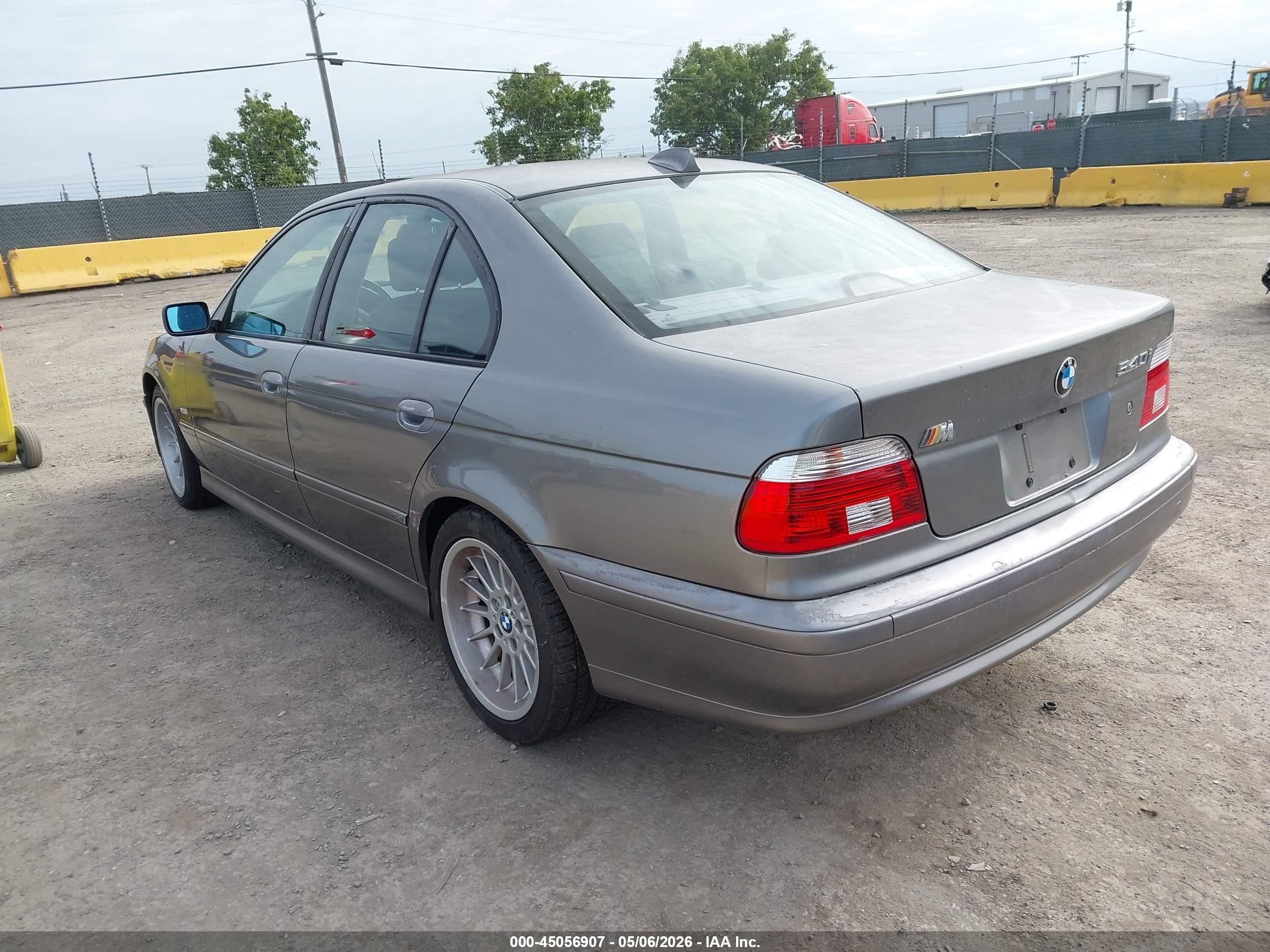 2002 Bmw 540ia   Gray vin: WBADN63412GN86249