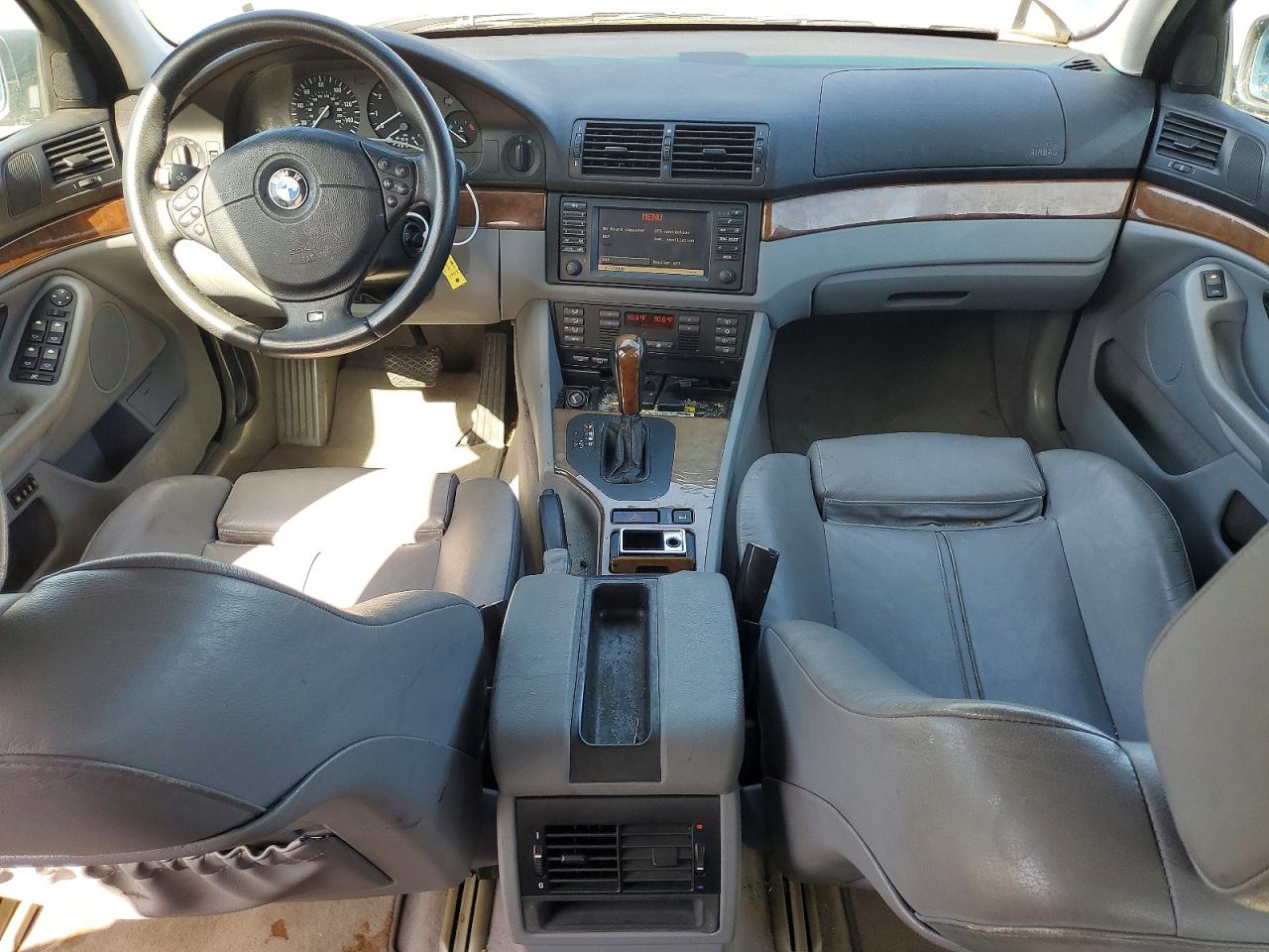 2001 Bmw 540 I Automatic Teal vin: WBADN63421GM72288