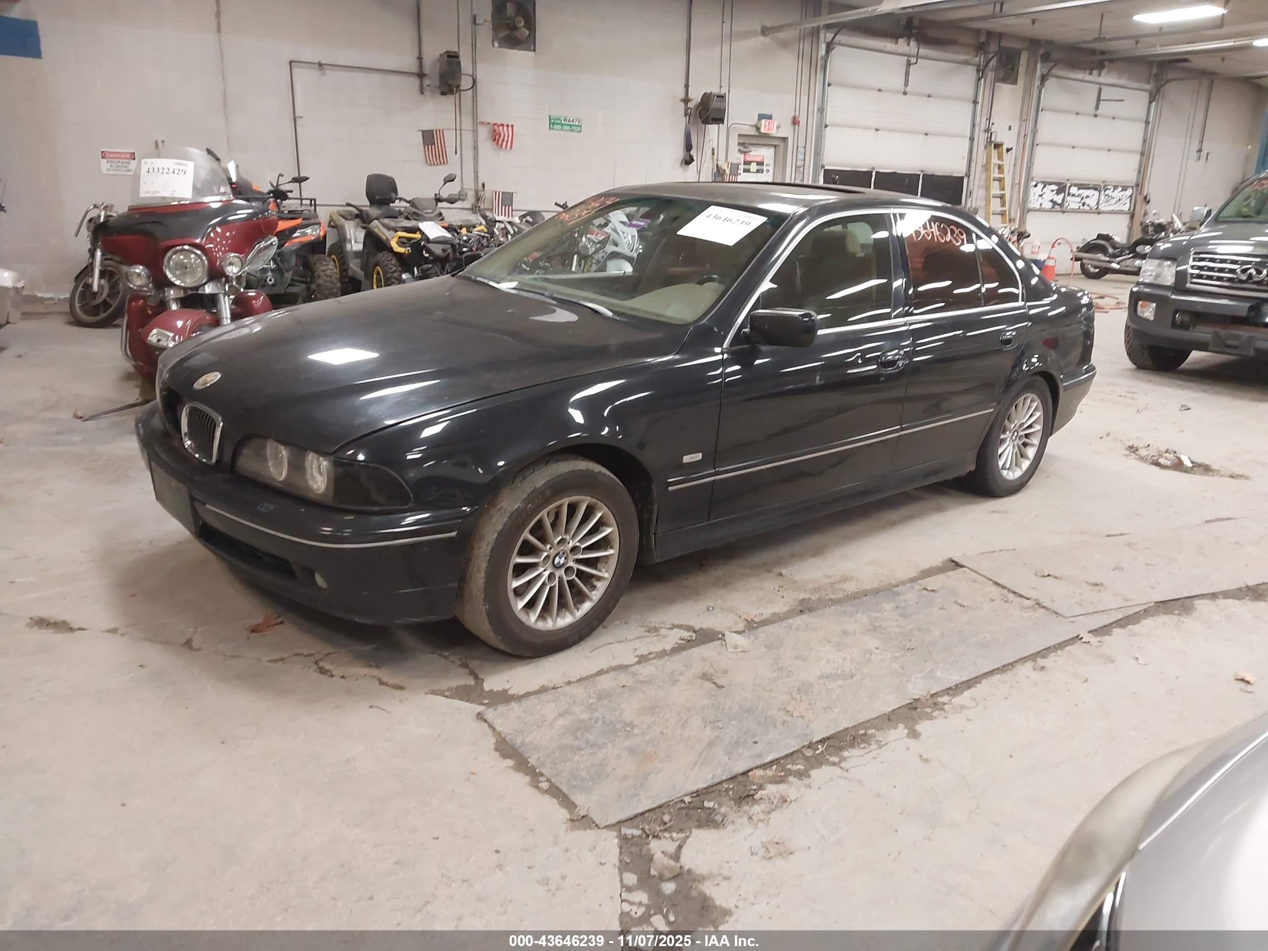 2002 Bmw 540ia   Черный vin: WBADN63422GM74785